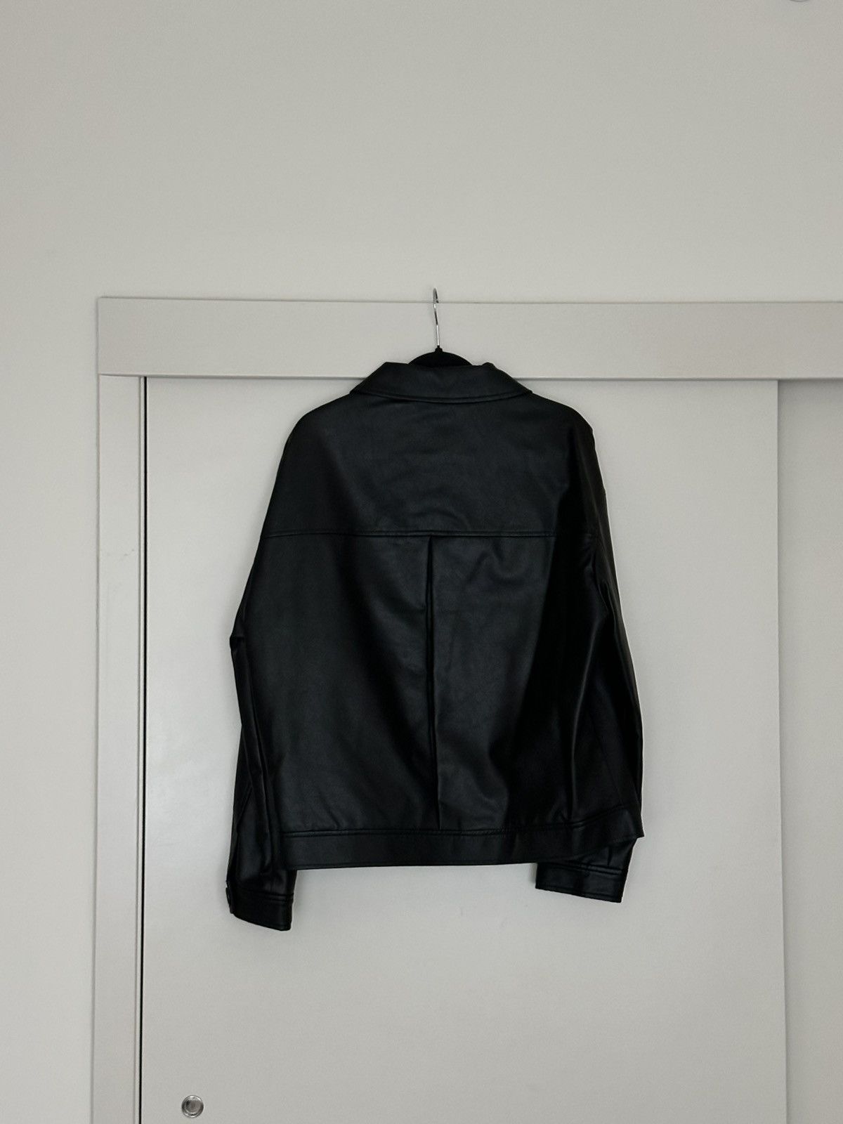 Zara Zara Faux Leather Boxy Fit Jacket [M] Size US M / EU 48-50 / 2 - 2 Thumbnail