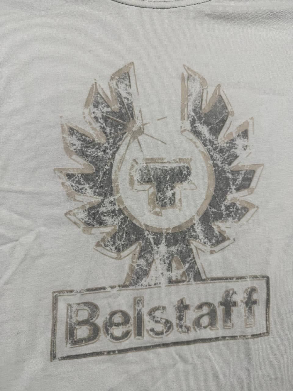 Belstaff 90s Vintage Belstaff Logo White Longsleeve T-Shirt Size XL Size US XL / EU 56 / 4 - 2 Thumbnail