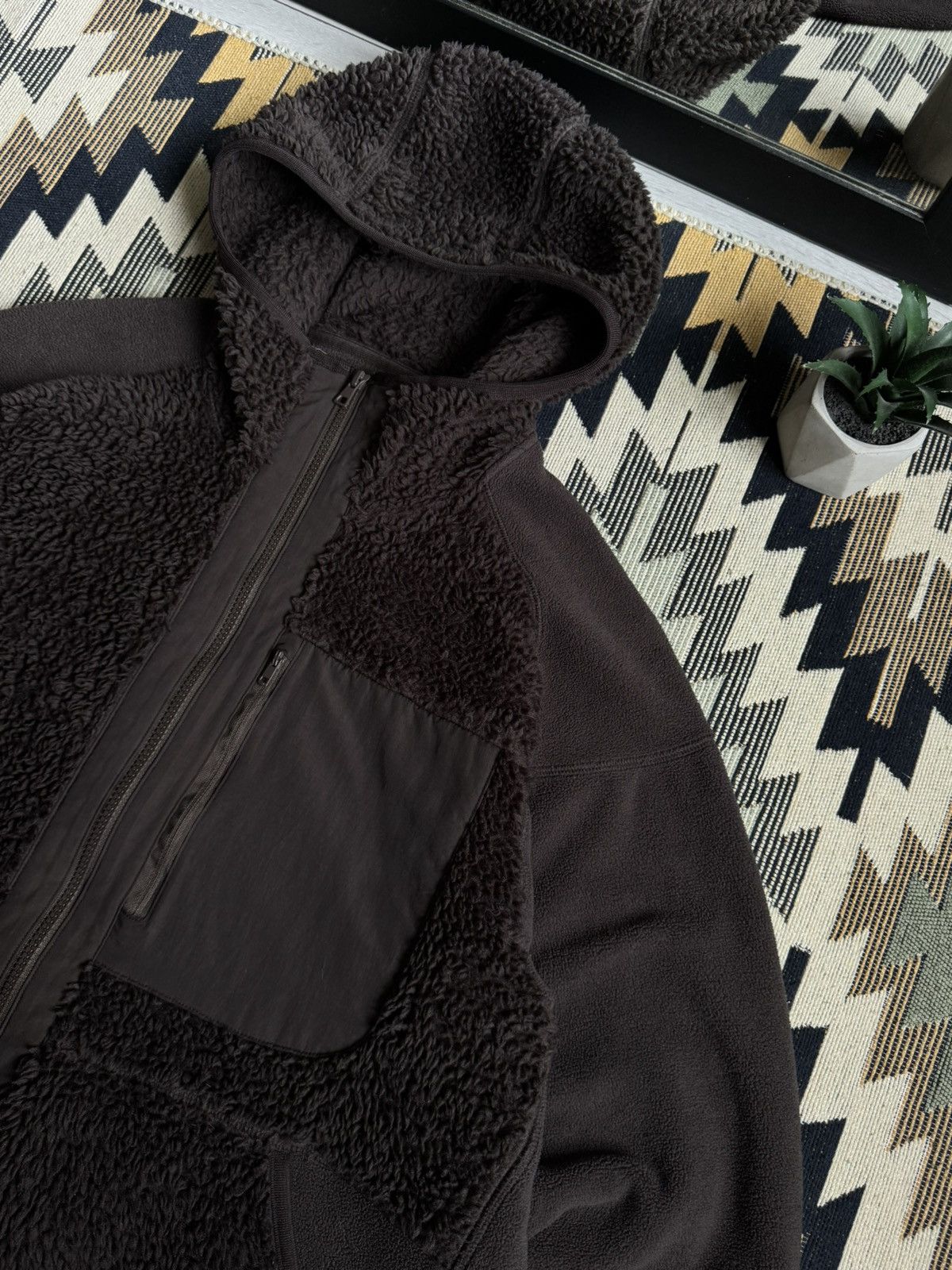 Uniqlo × White Mountaineering Uniqlo X White Mountaineering Zip Fleece Sherpa Size US L / EU 52-54 / 3 - 6 Thumbnail