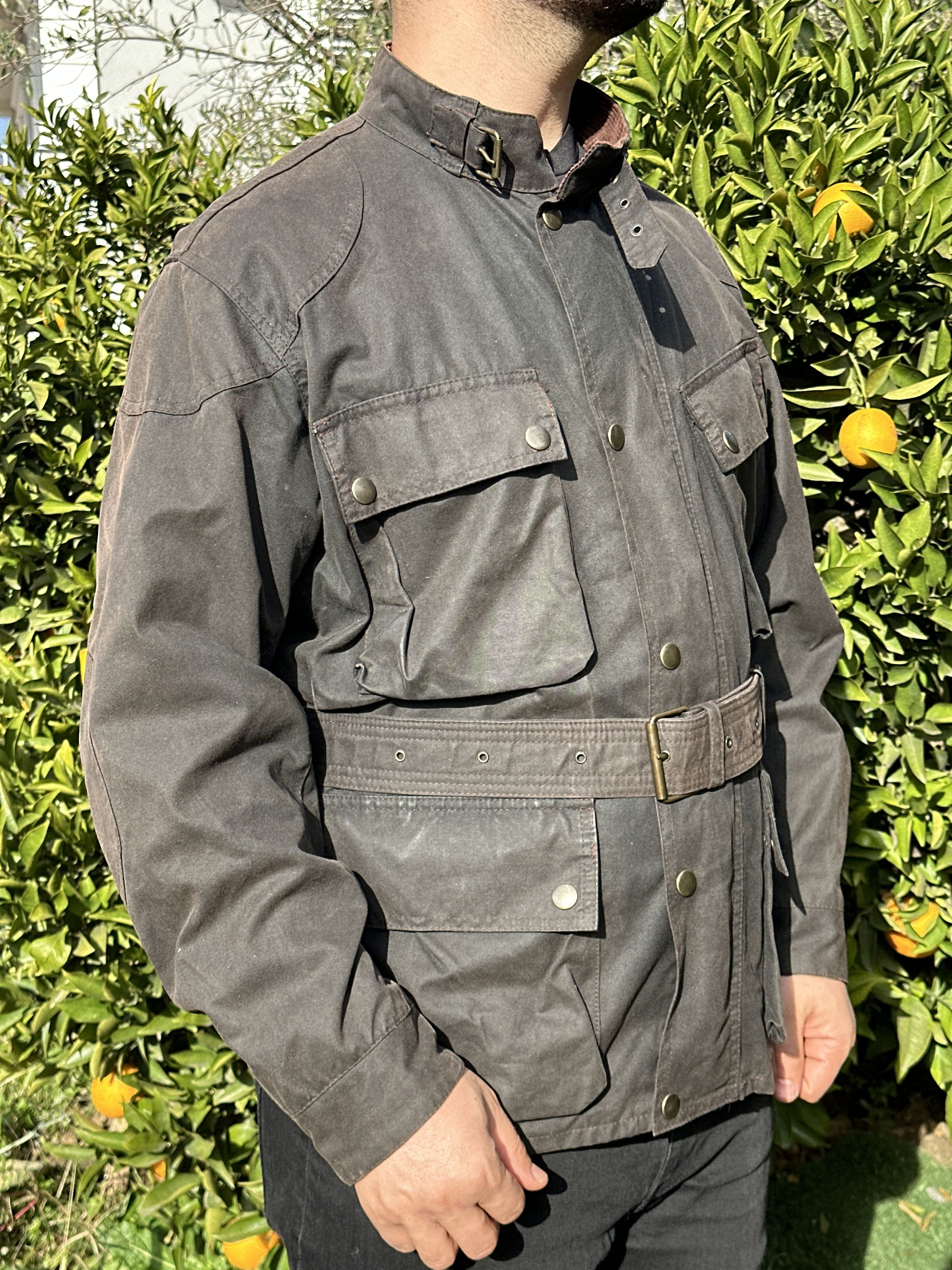 Belstaff Belstaff Waxed Field Jacket Motorcycle Biker Size L Size US L / EU 52-54 / 3 - 3 Thumbnail