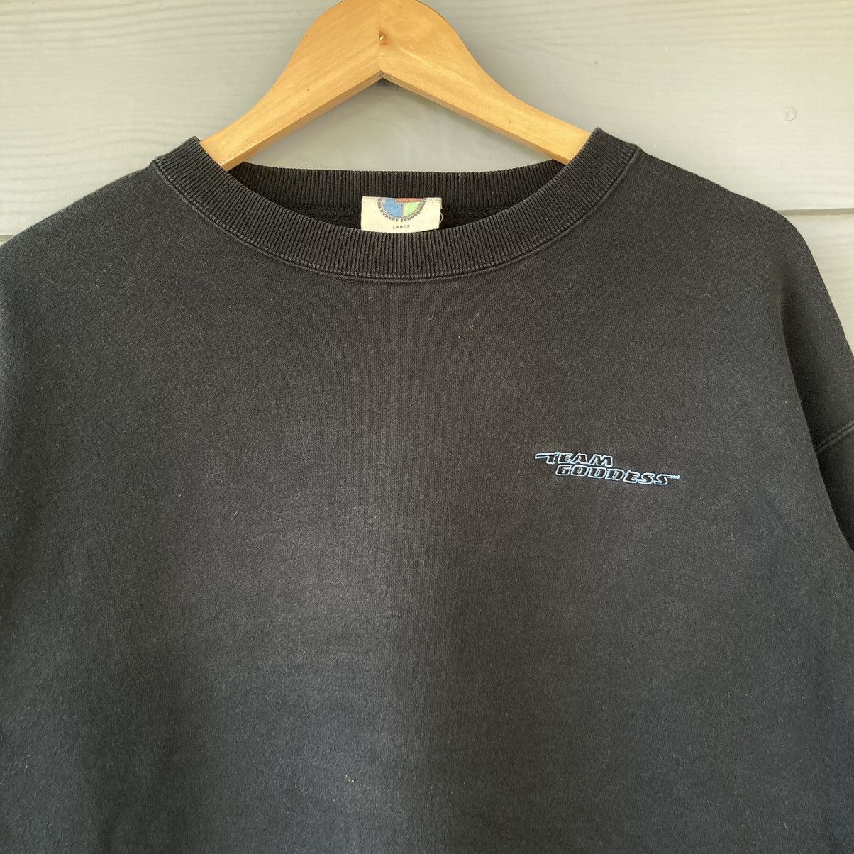 Vintage Vintage Team Goddess Sun Faded Sweatshirt Size US L / EU 52-54 / 3 - 4 Thumbnail