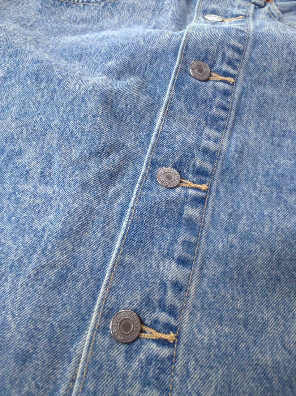 Levi's Levis acid wash Big E skirt Size 24" / US 00 / IT 34 - 4 Thumbnail