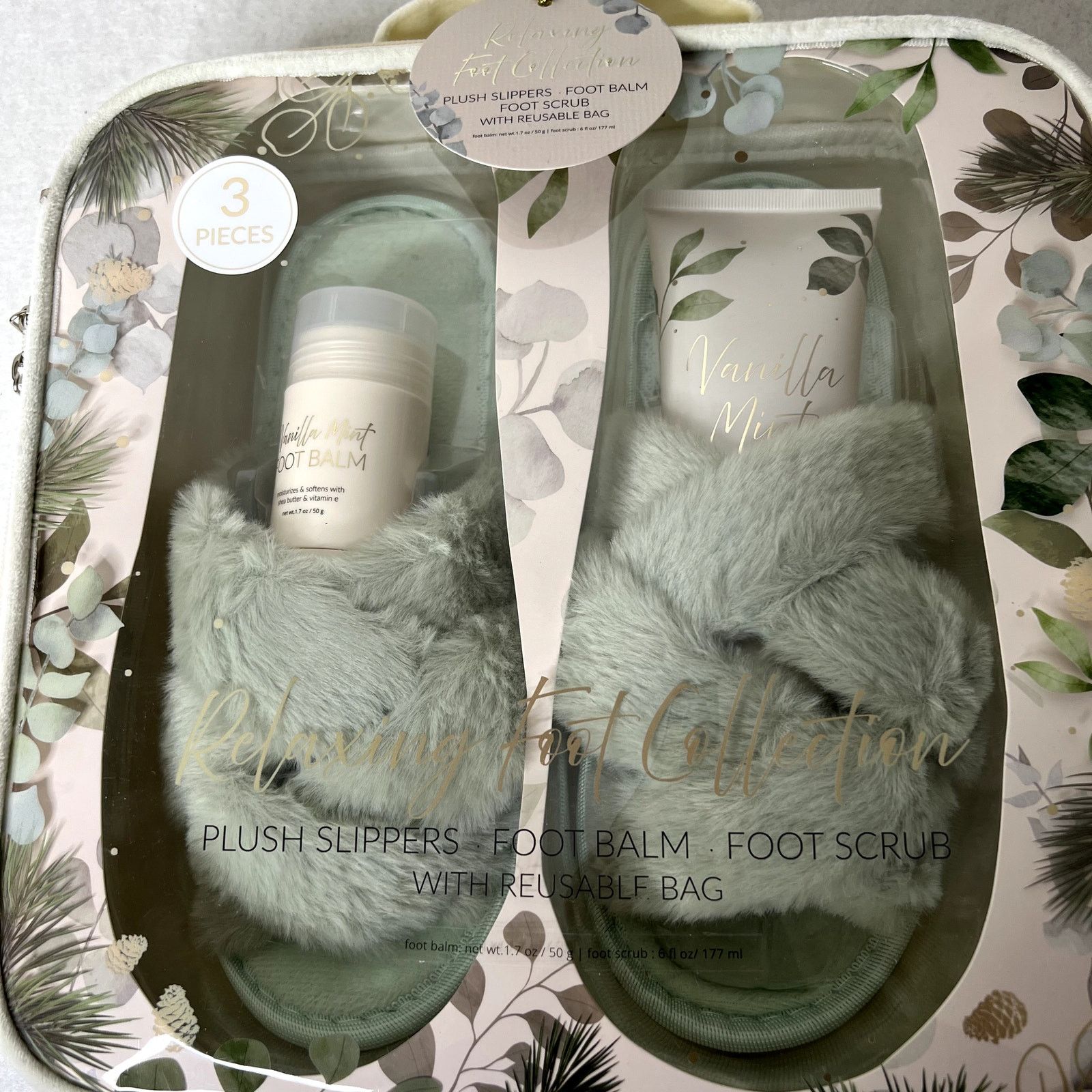 Other Enchante Accessories Slippers Foot Balm Scrub Bag Gift Set Size US 8 / IT 38 - 2 Thumbnail