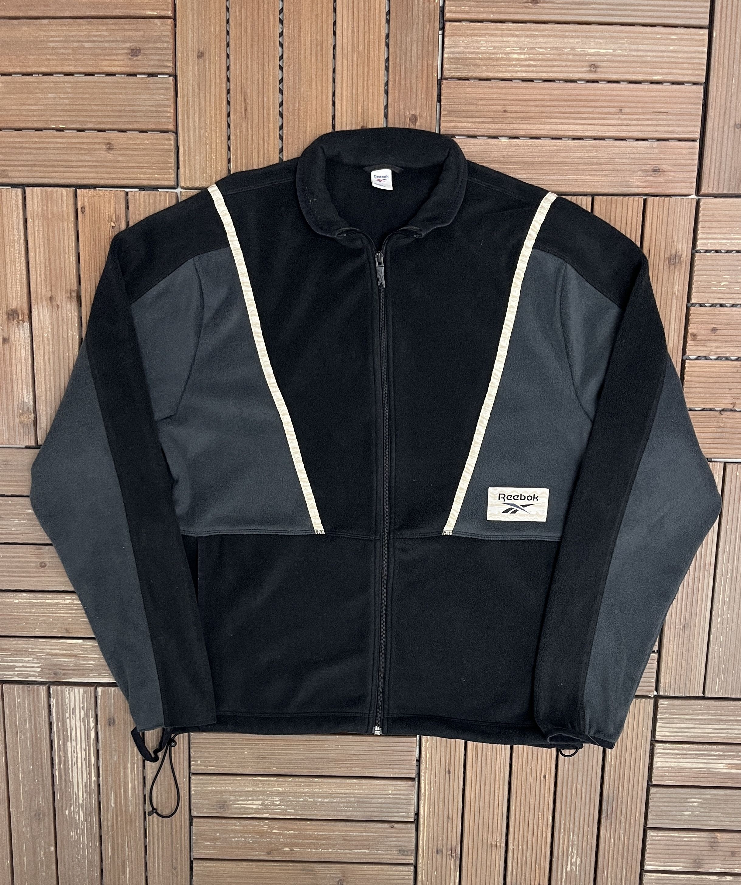 Reebok × Vintage Reebok Logo Patch Vintage Fleece Sweater Size US M / EU 48-50 / 2 - 1 Thumbnail