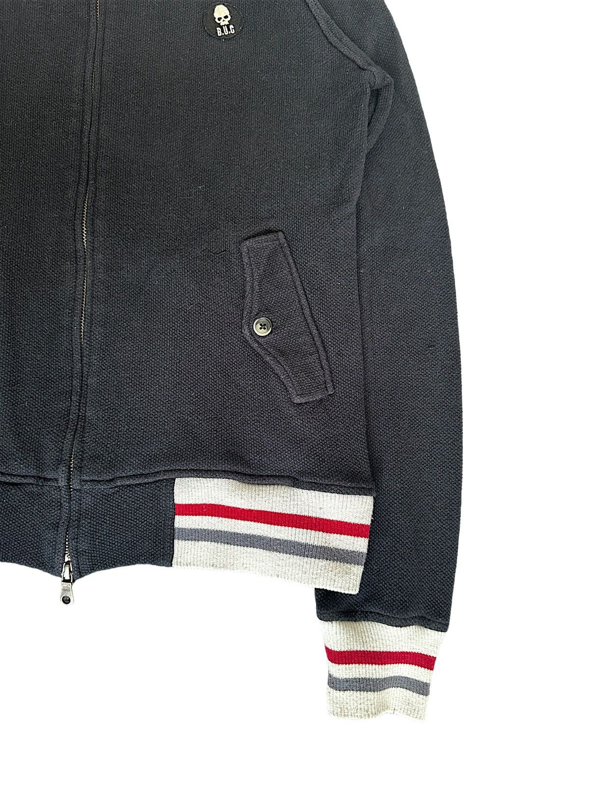 291295=Homme 2000's Costume Culture punk zipper sweater Size US M / EU 48-50 / 2 - 6 Thumbnail
