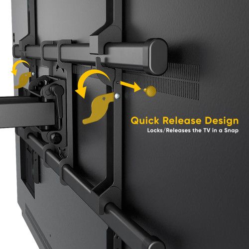 Designer × Homemade Full Motion Extra Extension TV mount for 43-90" Size US L / EU 52-54 / 3 - 6 Thumbnail