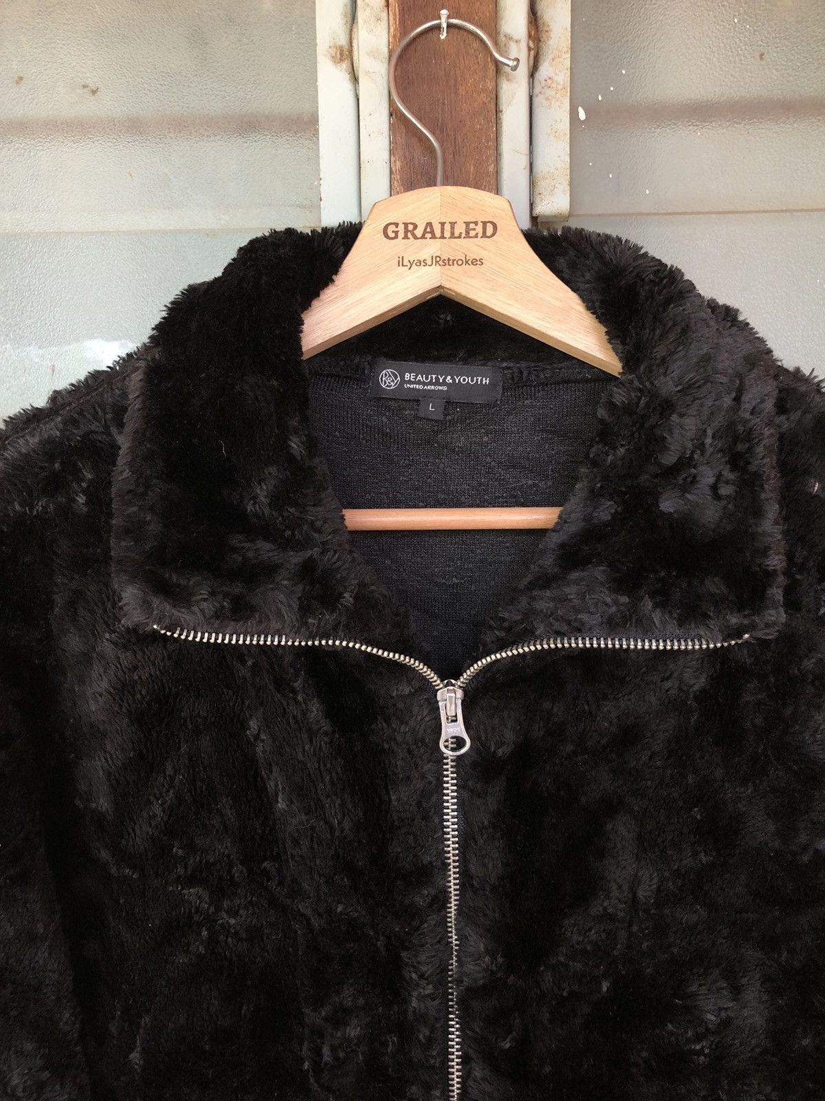 BEAUTY&YOUTH × Beauty Beast Vintage United Arrow Beauty & Youth Fur Coat Jacket Size L / US 10 / IT 46 - 3 Thumbnail