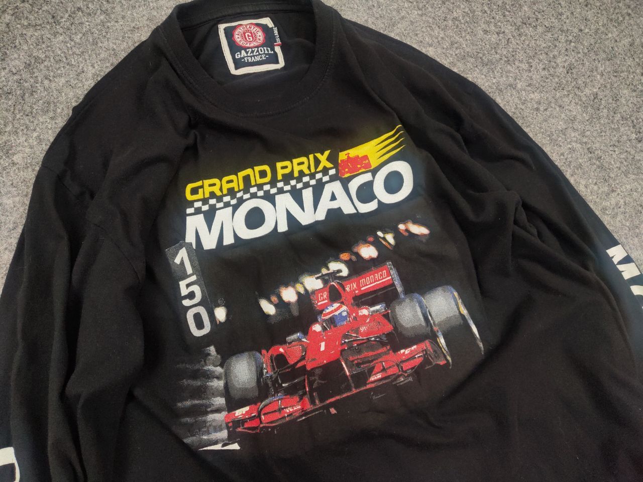 Vintage Vintage Grand Prix Monaco Racing Nascar Logo long sleeve Size US M / EU 48-50 / 2 - 7 Thumbnail