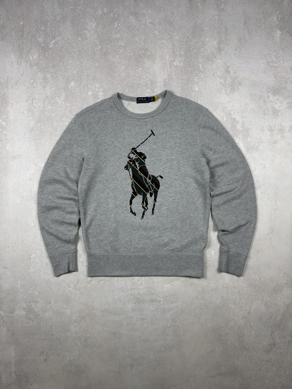 Polo Ralph Lauren Polo Ralph Lauren Big Horse Gray Sweatshirt Crew Neck size S Size US S / EU 44-46 / 1 - 1 Thumbnail