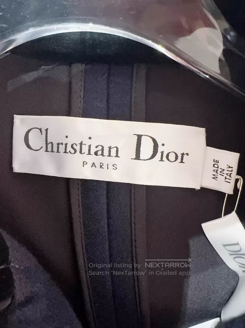 Dior Dior Dark blue double-breasted coat Size XS / US 0-2 / IT 36-38 - 3 Thumbnail