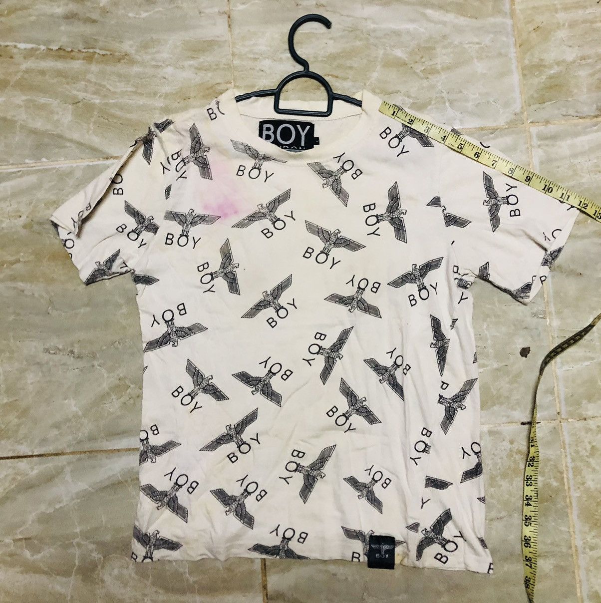 Boy London Boy London White All Over Print T- Shirt Size US L / EU 52-54 / 3 - 12 Thumbnail