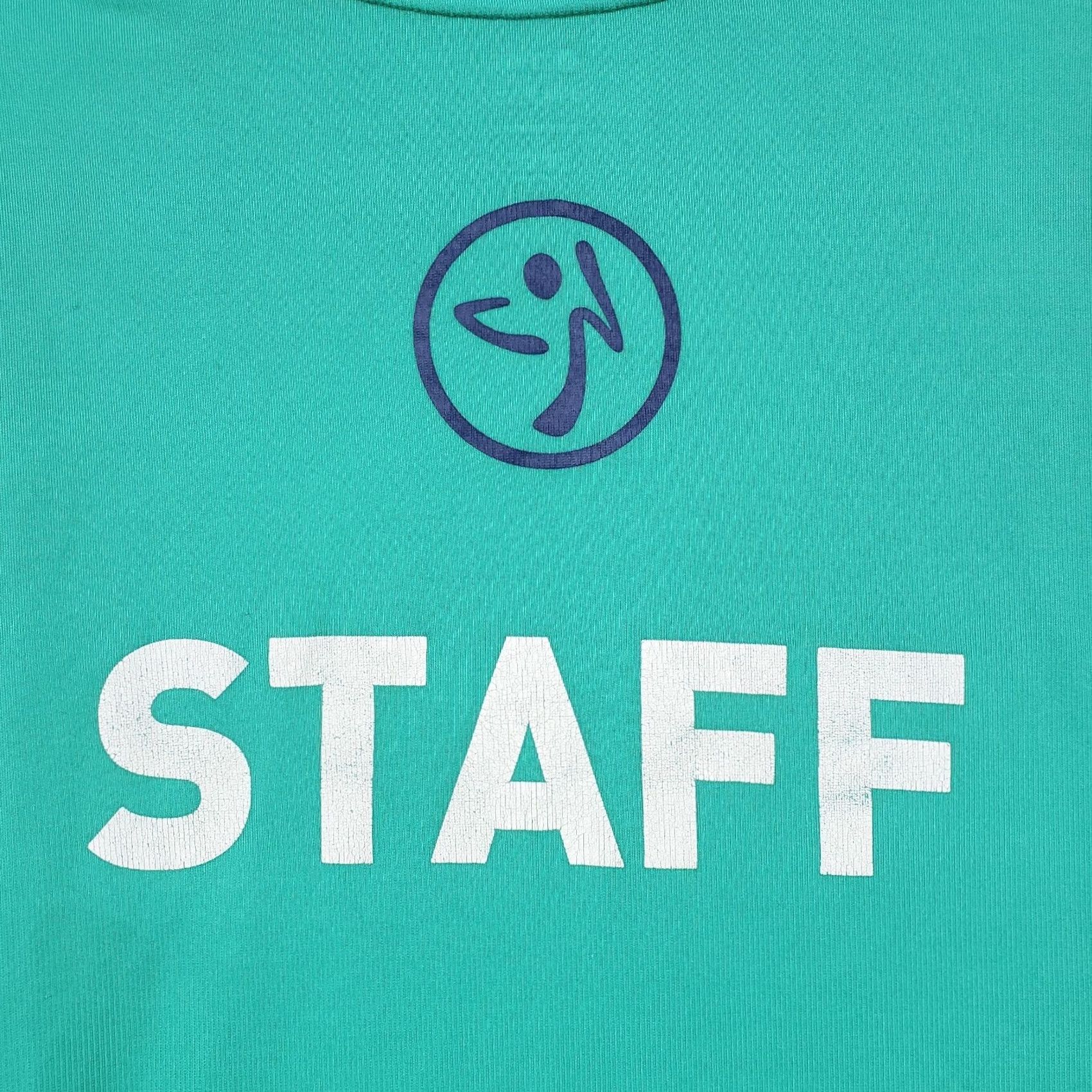 Vintage Zumba T-Shirt Mens Medium Green Long Sleeve Pullover Workout Activewear Size US M / EU 48-50 / 2 - 6 Thumbnail