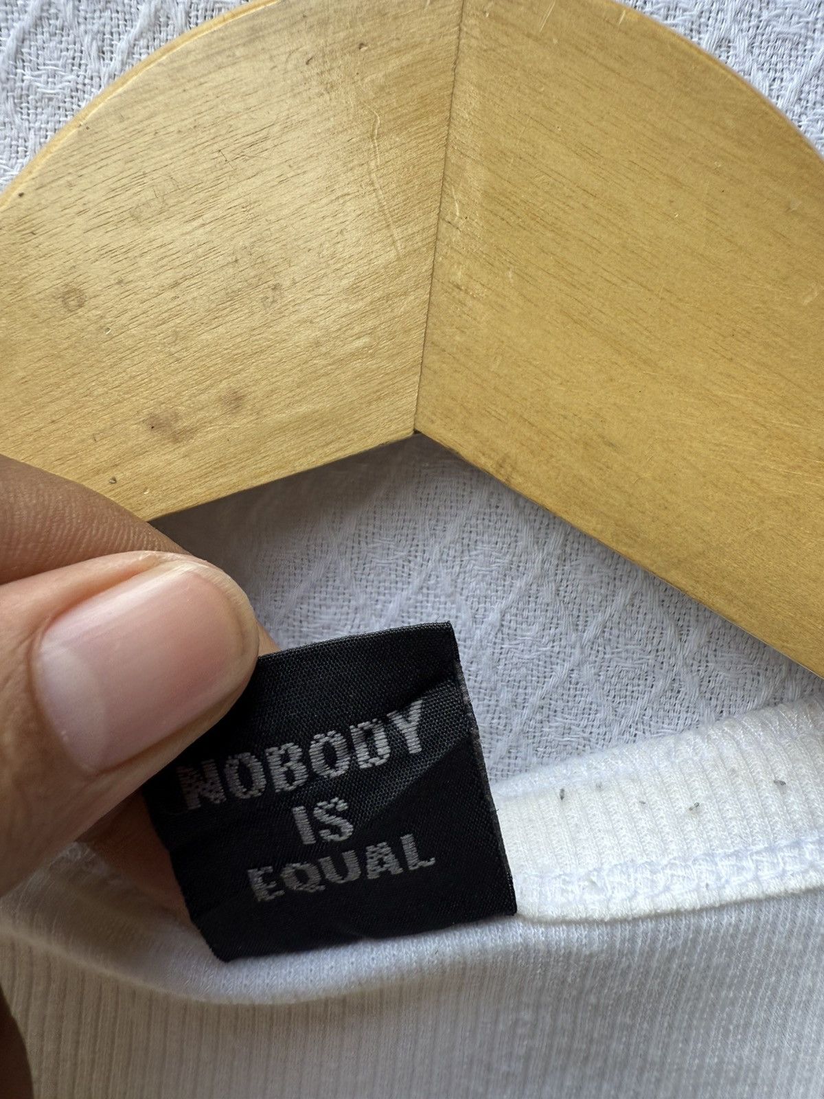 Japanese Brand Kissmark nobody is equal skull ifsixwasnine styled Size US M / EU 48-50 / 2 - 9 Thumbnail
