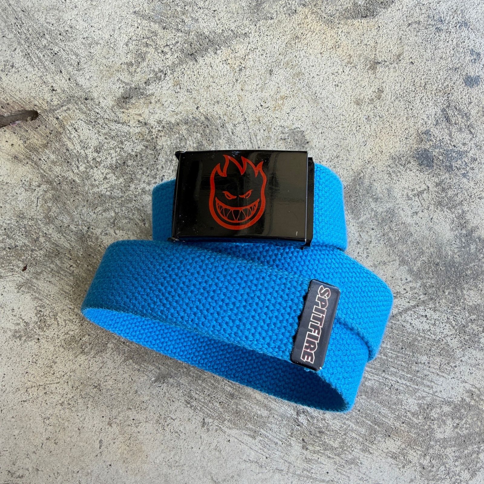 Spitfire Vintage Spitfire Bighead Web skater Belt Blue One Size Size ONE SIZE - 1 Thumbnail