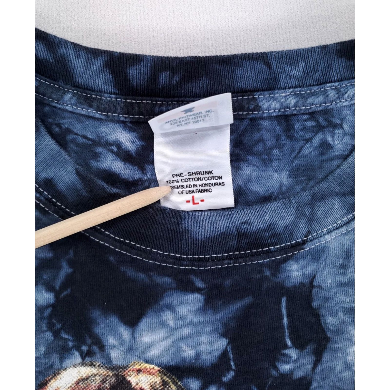 Anvil Jethro Tull Aqualung VTG Y2K Anvil T Shirt Blue Tie Dye Short Sleeve Mens L Size US L / EU 52-54 / 3 - 3 Thumbnail
