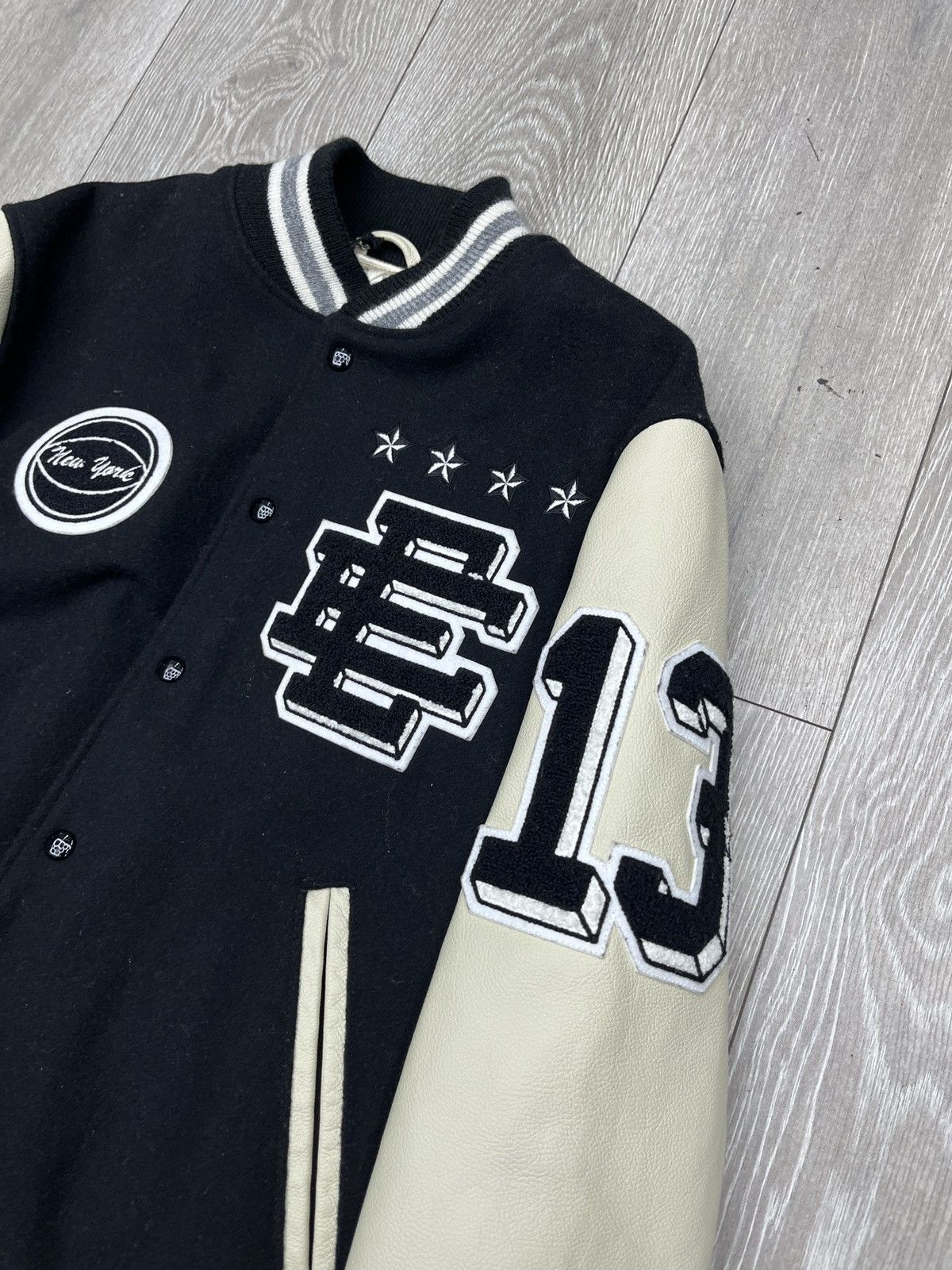 Eric Emanuel Eric Emanuel EE Varsity Jacket Black White Size US L / EU 52-54 / 3 - 2 Thumbnail