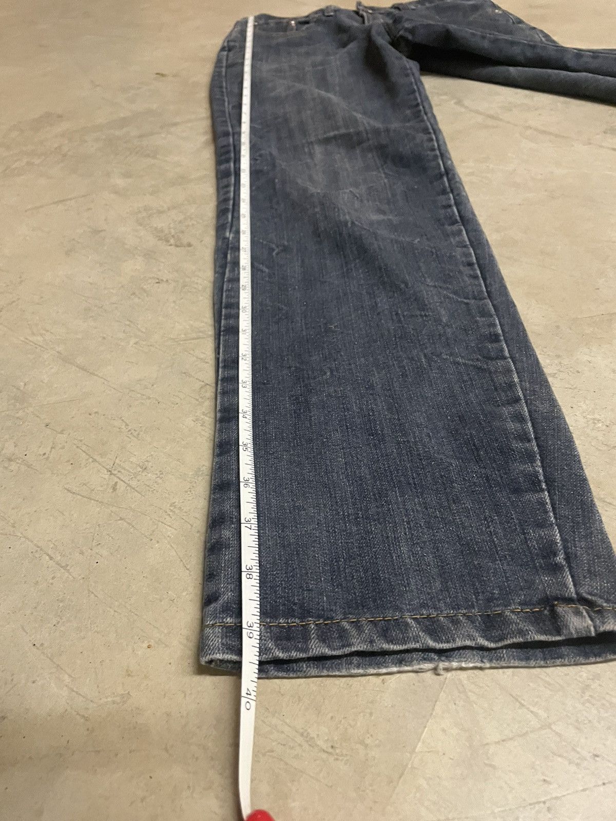 Japanese Brand Vintage Embroidered Japanese Denim Jeans Size 29" - 5 Thumbnail