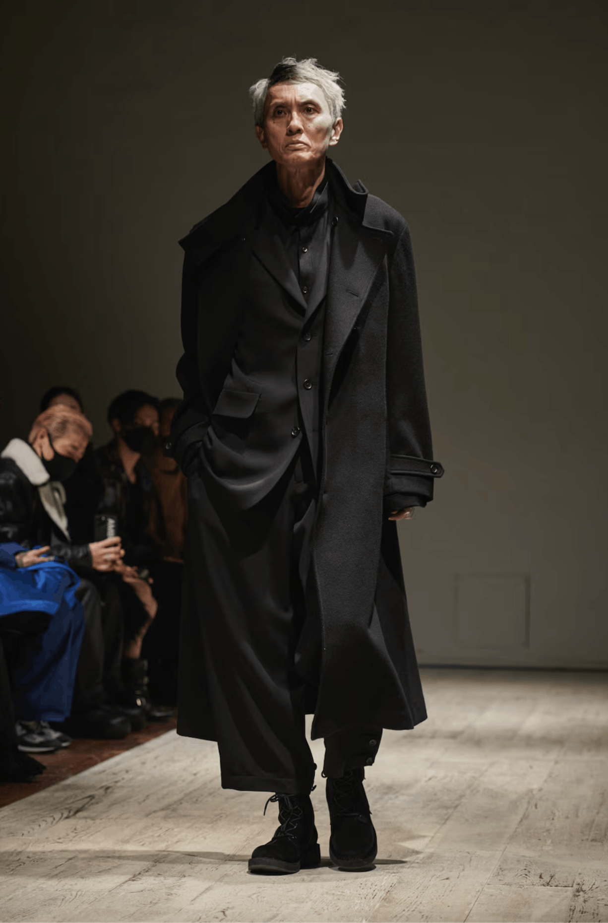 Yohji Yamamoto Yohji Yamamoto Pour Homme WOOL VIYELLA DOUBLE STAND BLOUSE Size US M / EU 48-50 / 2 - 9 Thumbnail