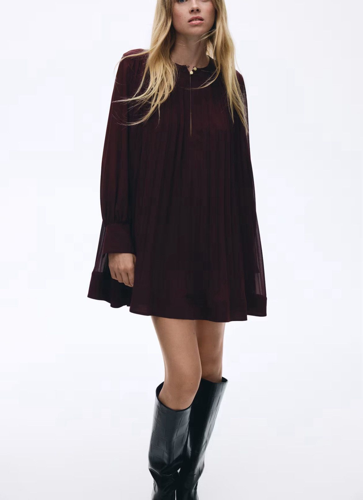 H&M H&M pleated dress Size M / US 6-8 / IT 42-44 - 1 Thumbnail