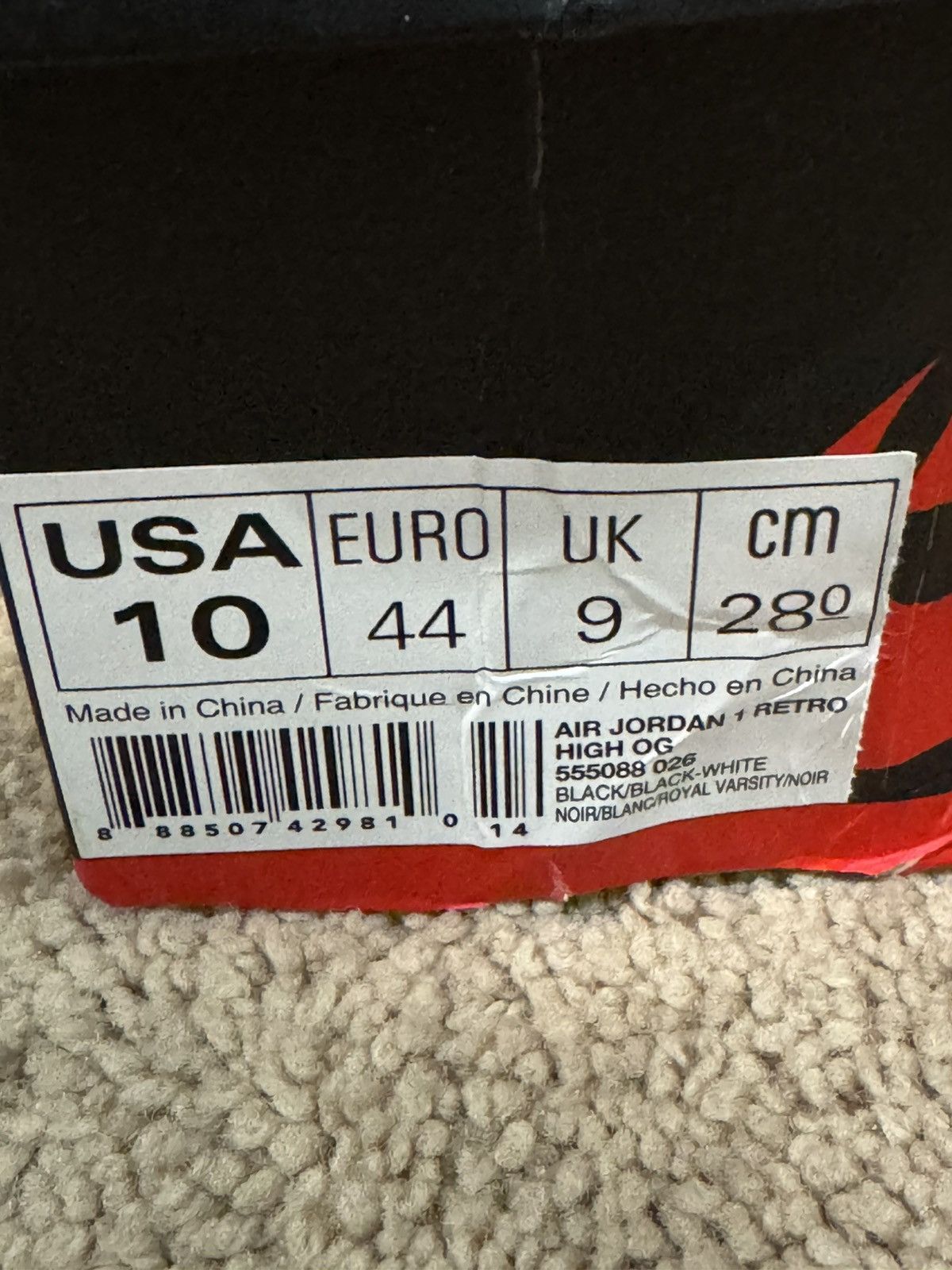 Jordan Brand Jordan 1 Top 3 2016 Size US 10 / EU 43 - 8 Thumbnail