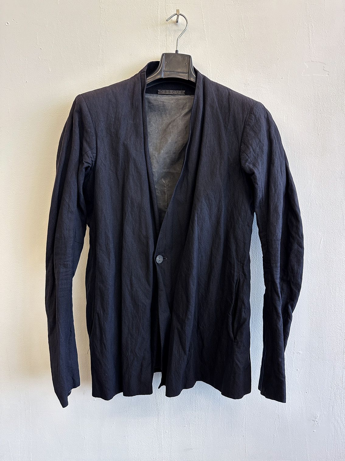 Obscur Black Blazer Size 50S - 1 Thumbnail