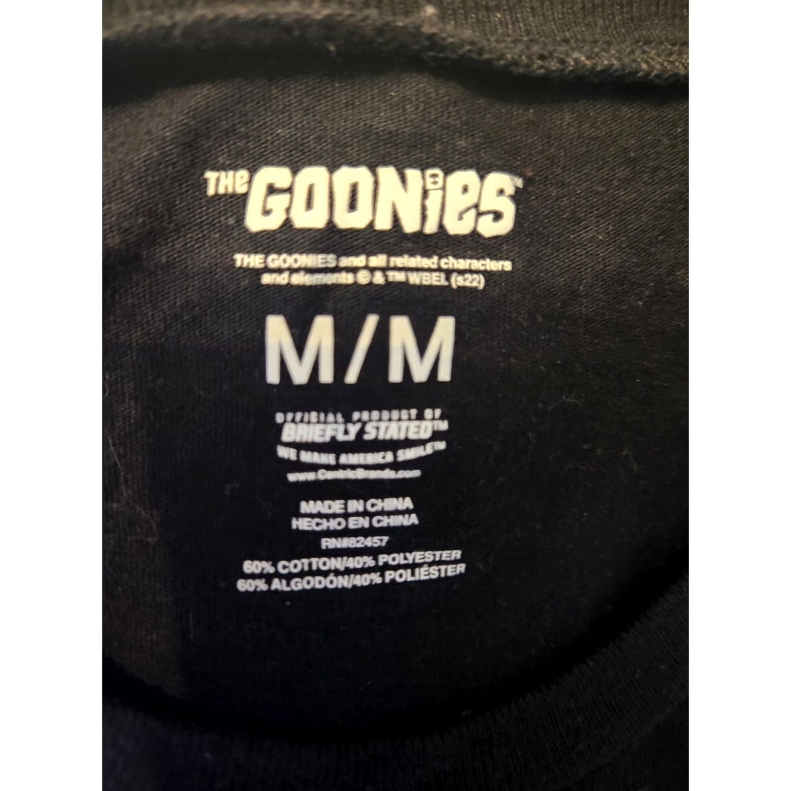 Vintage The Goonies Never Say Die Black Short Sleeve T Shirt Juniors Medium Size M / US 6-8 / IT 42-44 - 2 Thumbnail
