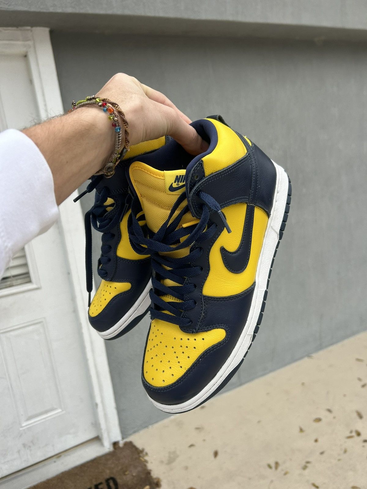 Nike × Other Nike dunk high Michigans Size US 9.5 / EU 42-43 - 3 Thumbnail