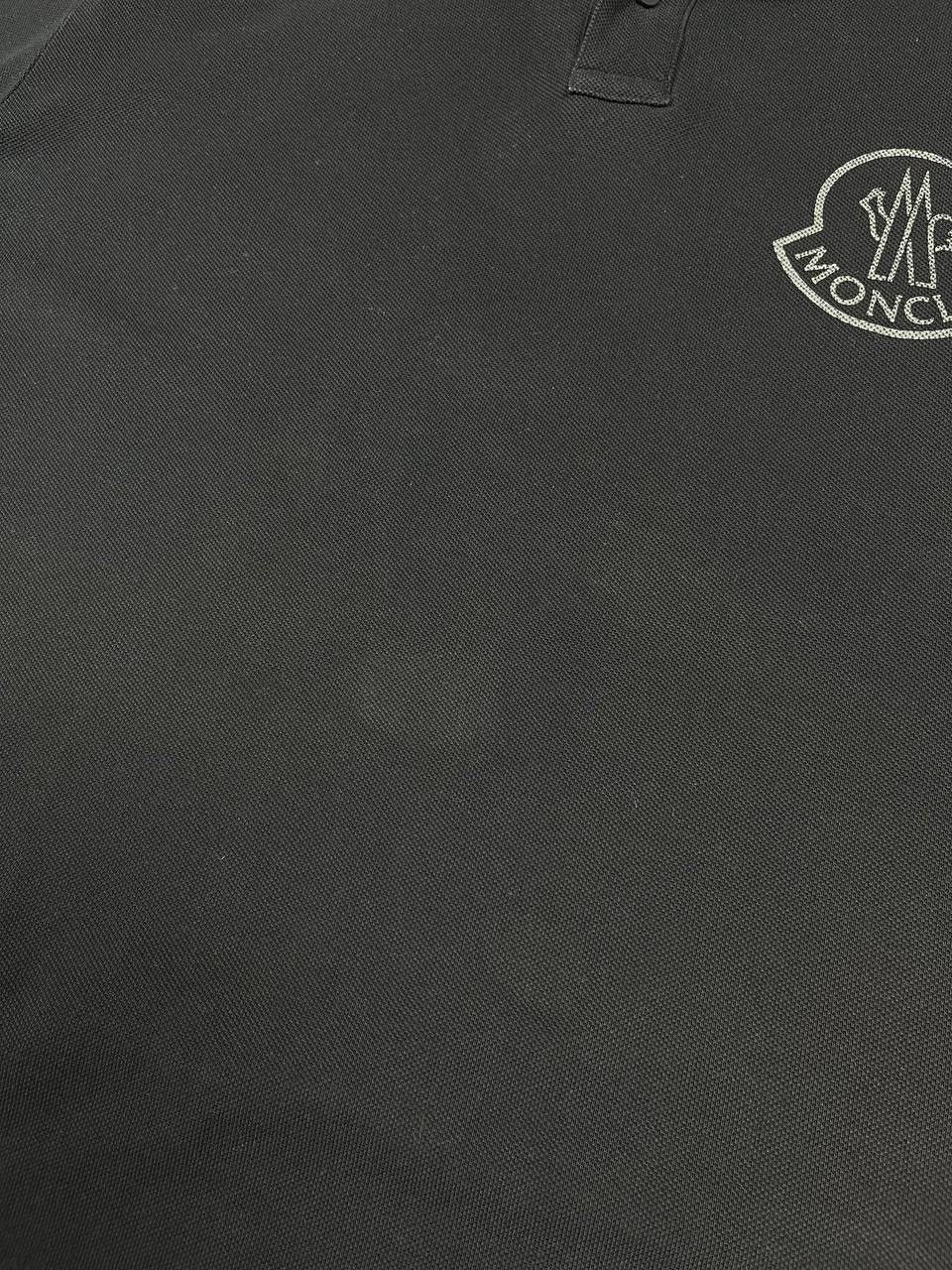Moncler Moncler Men's Polo Shirt Black XXL Maglia Polo Manica Corta Size US XXL / EU 58 / 5 - 2 Thumbnail