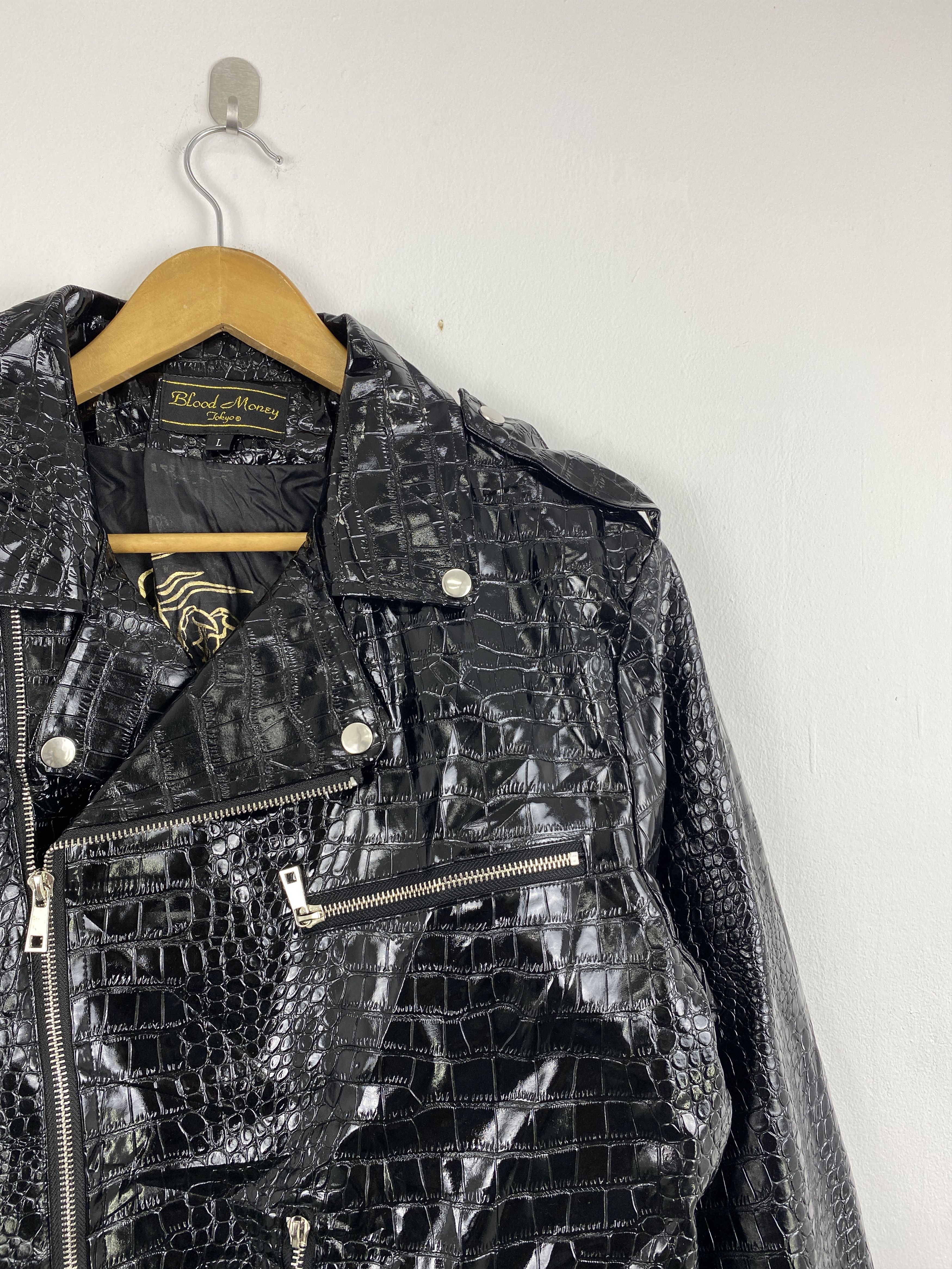 Japanese Brand Vintage Japanese Blood Money Tokyo Leather Jacket J2013 Size US L / EU 52-54 / 3 - 10 Thumbnail