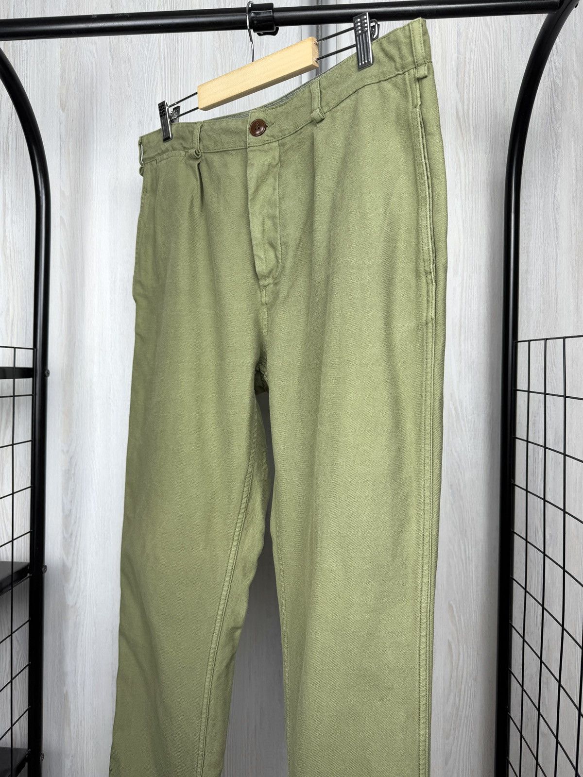 Homecore Homecore khaki green cotton chino pants size 33 Size US 33 - 4 Thumbnail