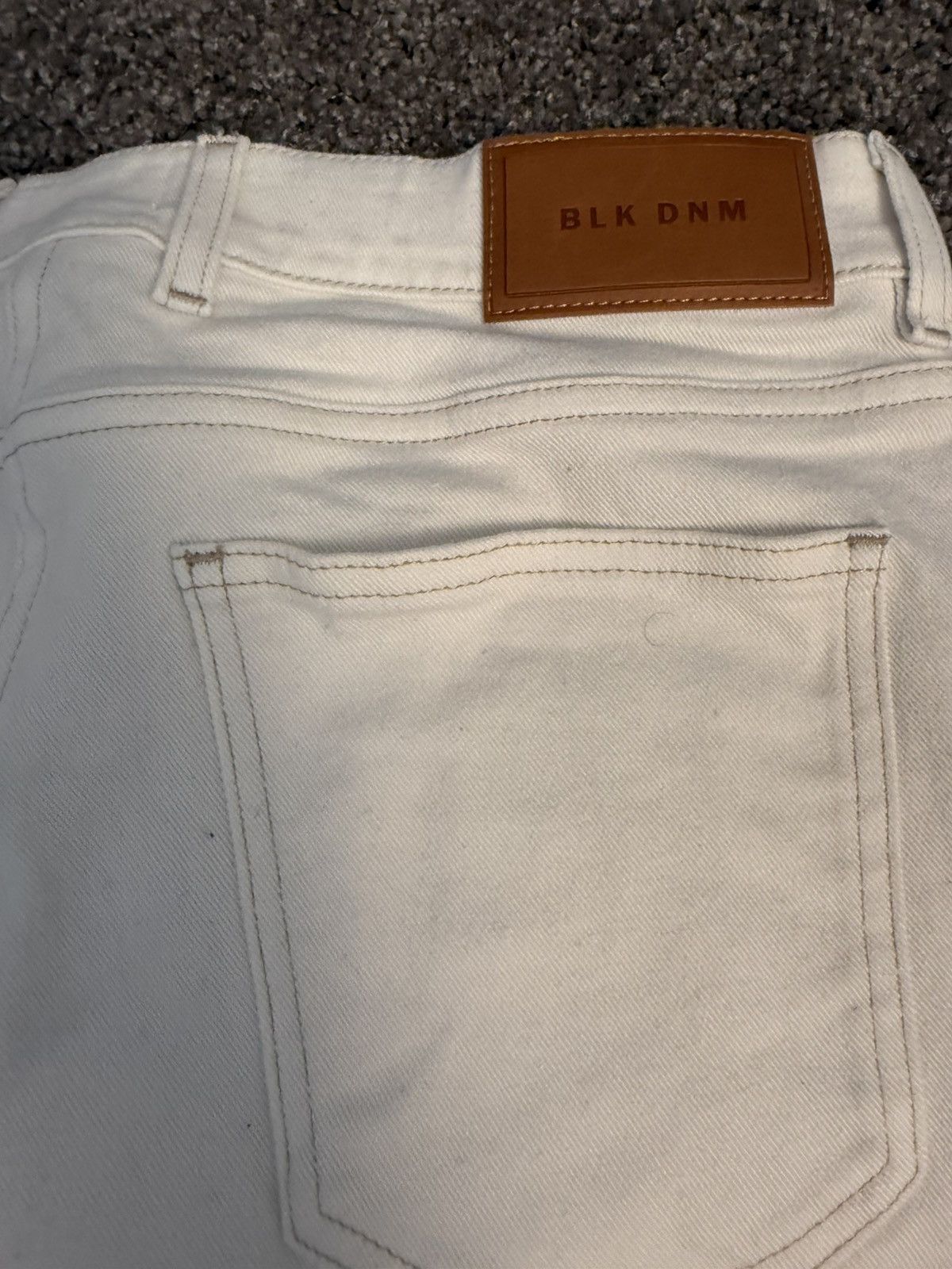 Blk Dnm BLK DNM White Jeans Size US 34 / EU 50 - 4 Thumbnail