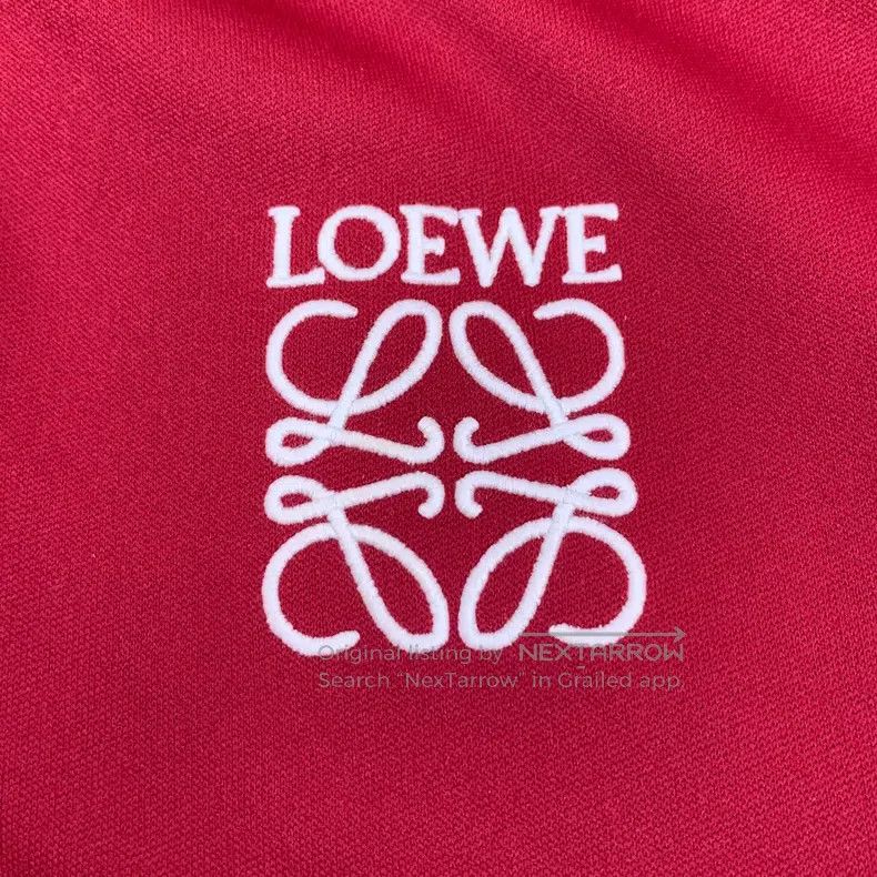 Loewe Loewe Red logo embroidery stand-up collar zippered long-sl Size XS / US 0-2 / IT 36-38 - 5 Thumbnail