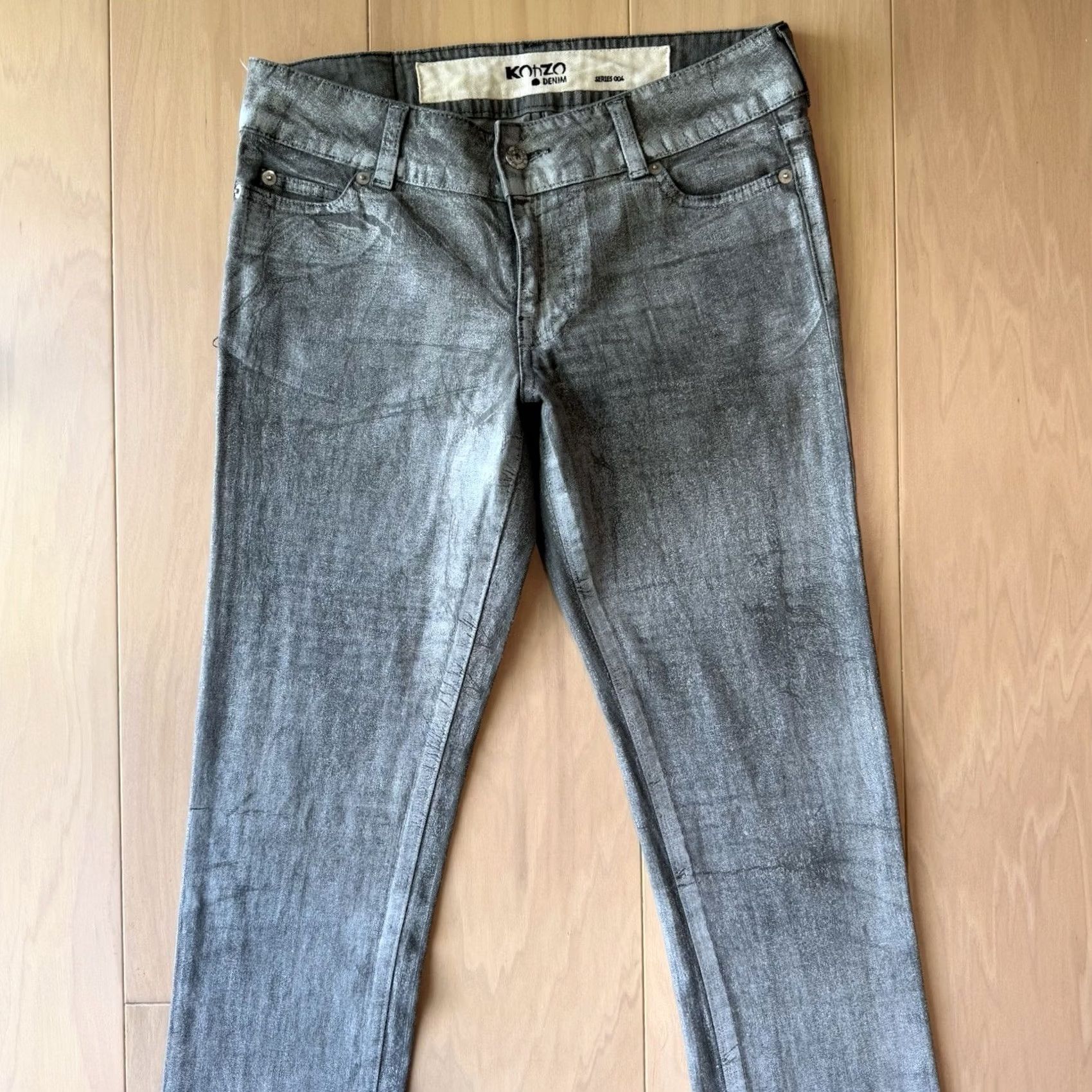 Denime KohZo Series 004 Jeans 28 Gray Slim Striaght Denim Streetwear Made in Japan Men Size US 28 / EU 44 - 3 Thumbnail