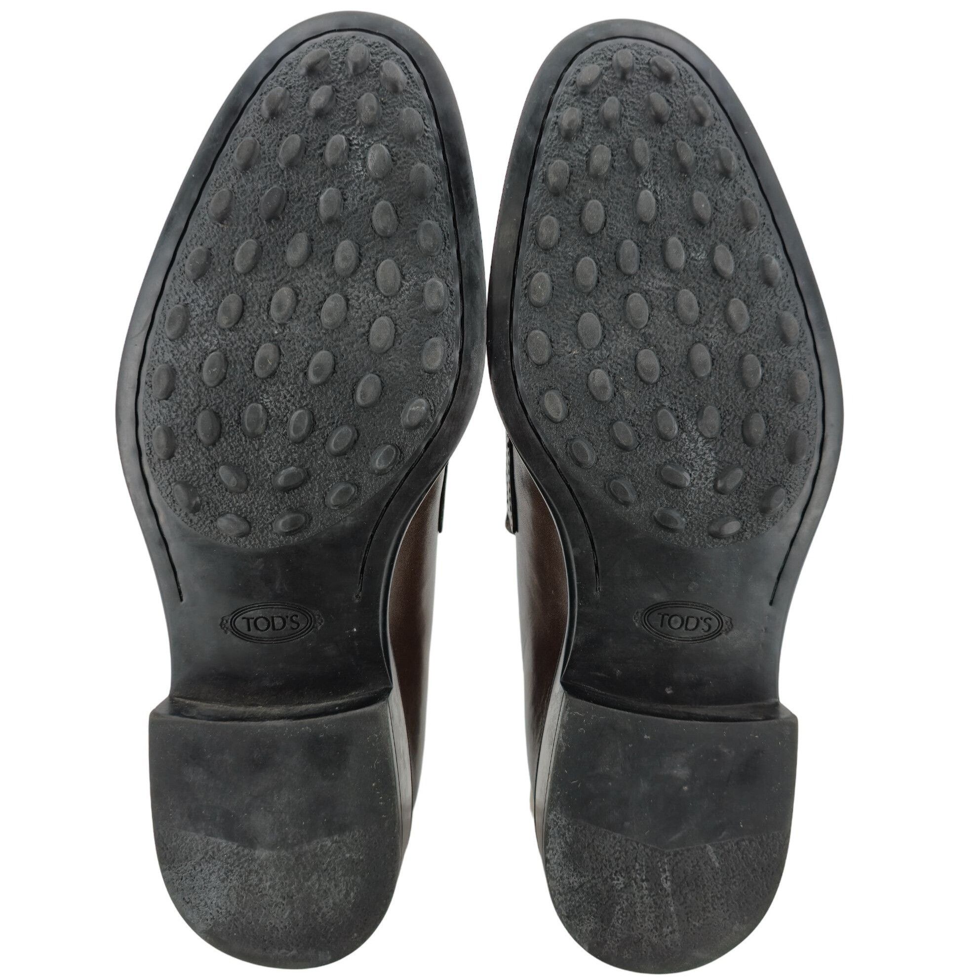 Tod's Tod's Italy Brown Leather Penny Loafers Mens 9 Dress Shoes Size US 9 / EU 42 - 3 Thumbnail