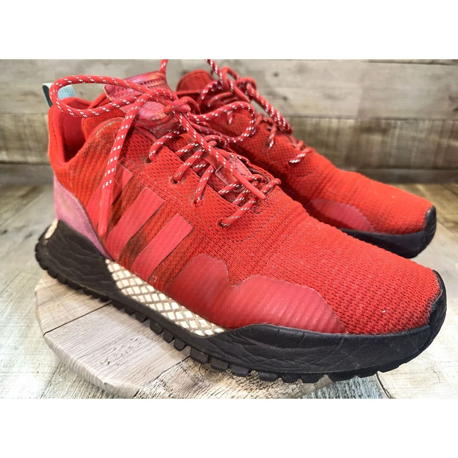 Adidas Adidas Atric SHW Sneakers Mens 675001 Multicolor Red Ortholite Lace Up Running & Casual Shoes Size 10 US Size US 11 / EU 44 - 2 Thumbnail