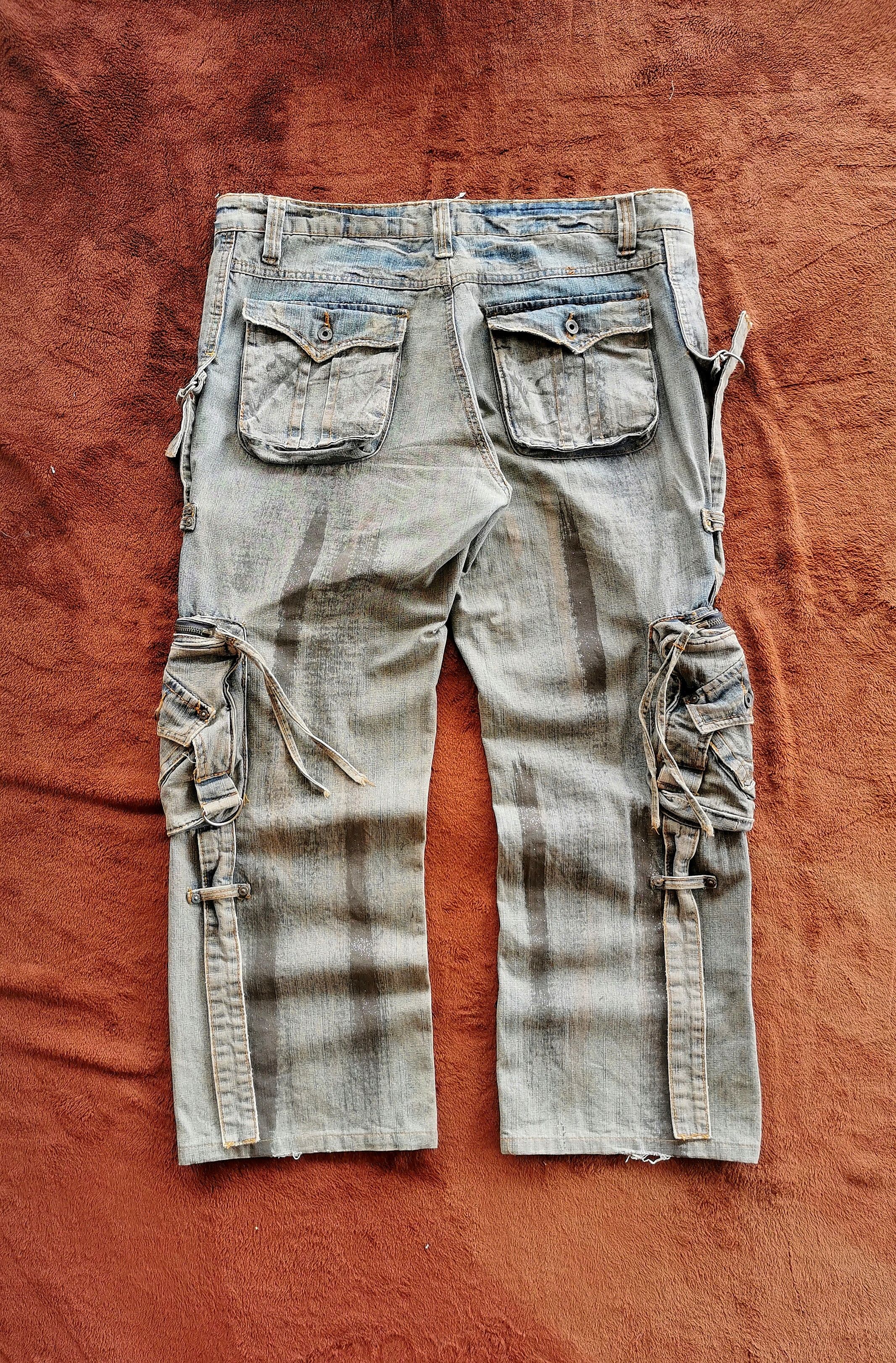 GOA JONEAA BONDAGE MULTIPOCKET DENIM PANTS Size US 38 / EU 54 - 3 Thumbnail