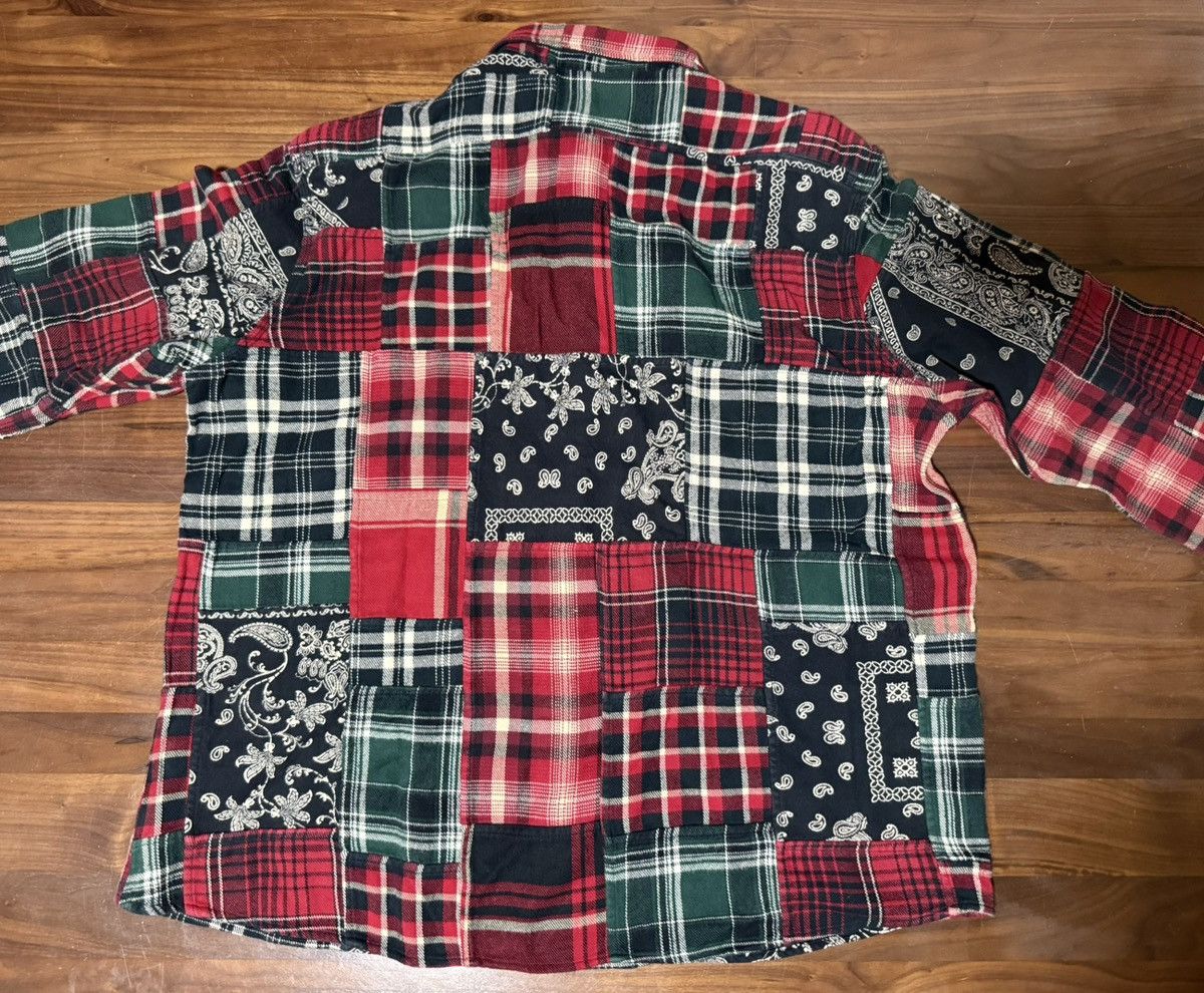 Polo Ralph Lauren Polo Ralph Lauren Classic Fit Patchwork Flannel Workshirt XL Size US XL / EU 56 / 4 - 12 Thumbnail
