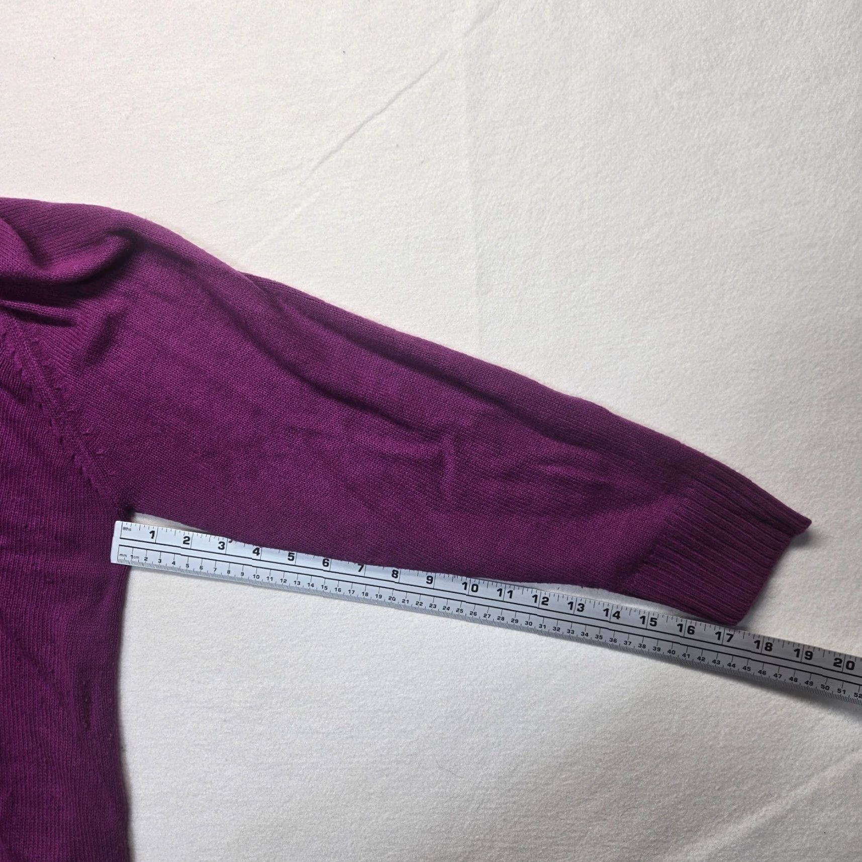 Vintage Ashley Stewart Solid Purple Heavy Knit Long Sleeve Sweater Cowl Neckline 22/24 Adult Plus Women Pullover Knit Womens Size 3XL / US 20-22 - 5 Thumbnail