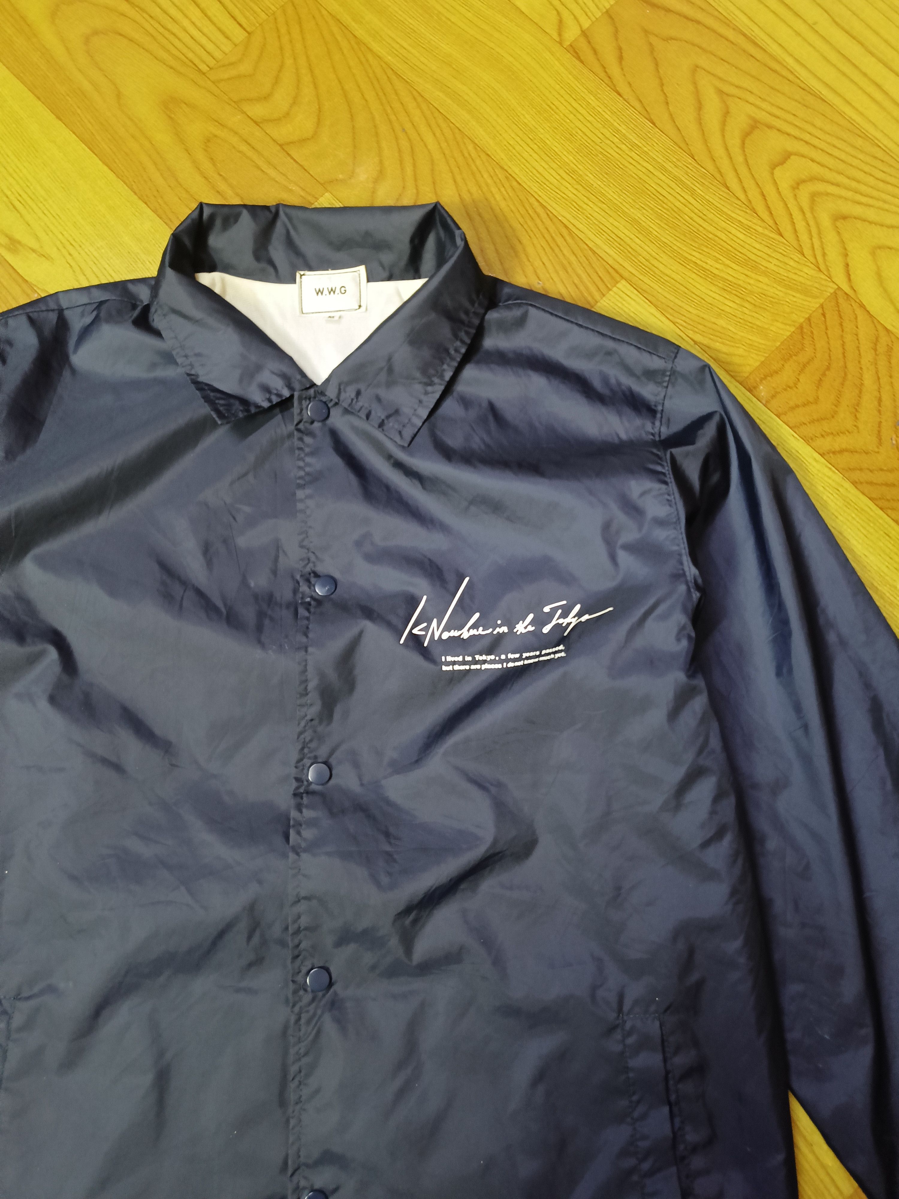 Japanese Brand W.w.g who's who galery Tokyo coach jacket Size US M / EU 48-50 / 2 - 2 Thumbnail