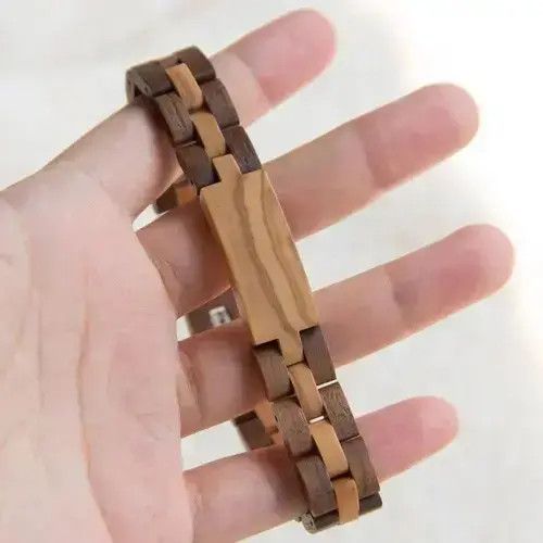Jewelry Unisex Wooden Bracelet Size ONE SIZE - 2 Thumbnail