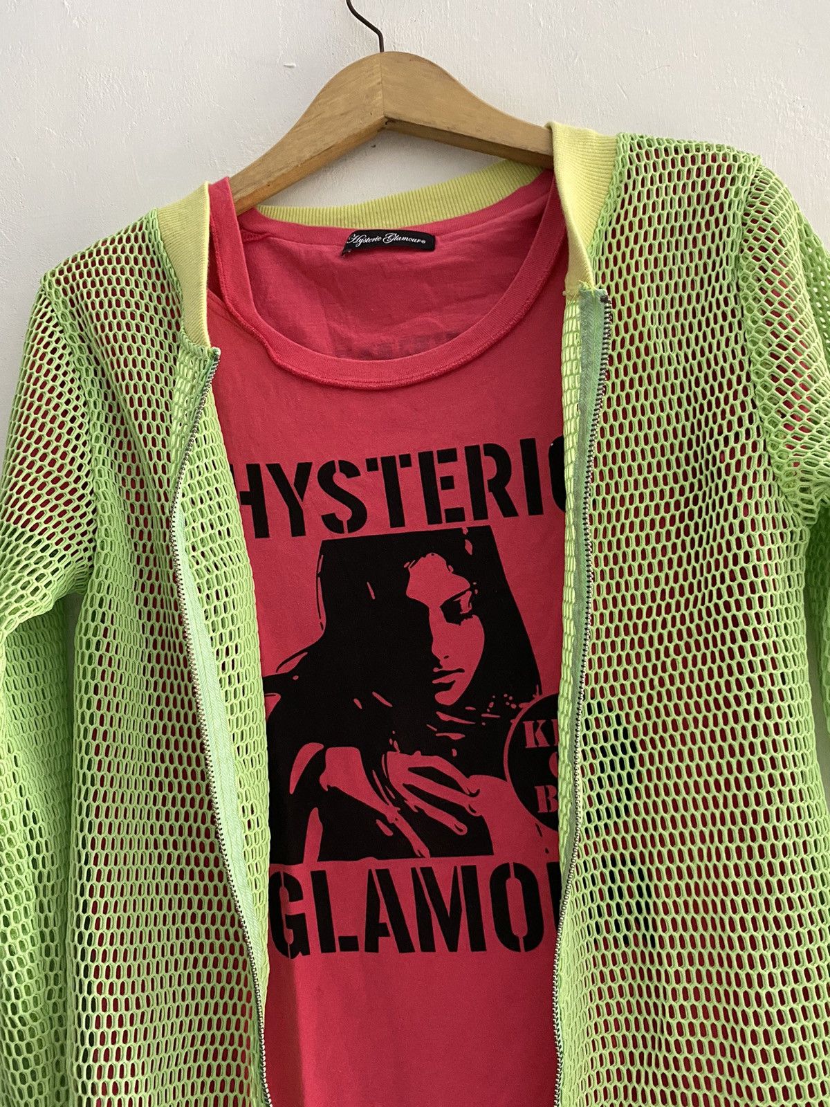 20471120 × Hysteric Glamour × Japanese Brand Chris & venus fishnet bomber jacket cdg style Size US S / EU 44-46 / 1 - 2 Thumbnail