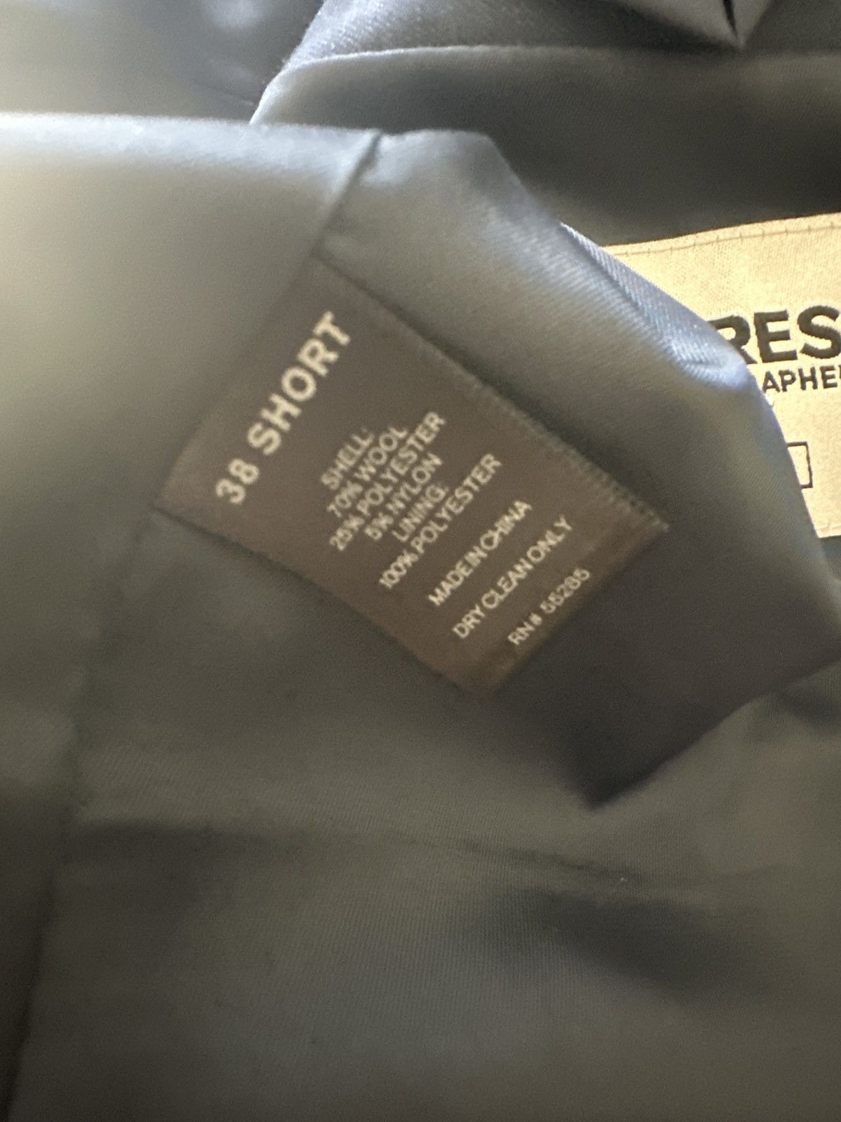 Express Express Navy Suit Jacket -38S Size 38S - 3 Thumbnail