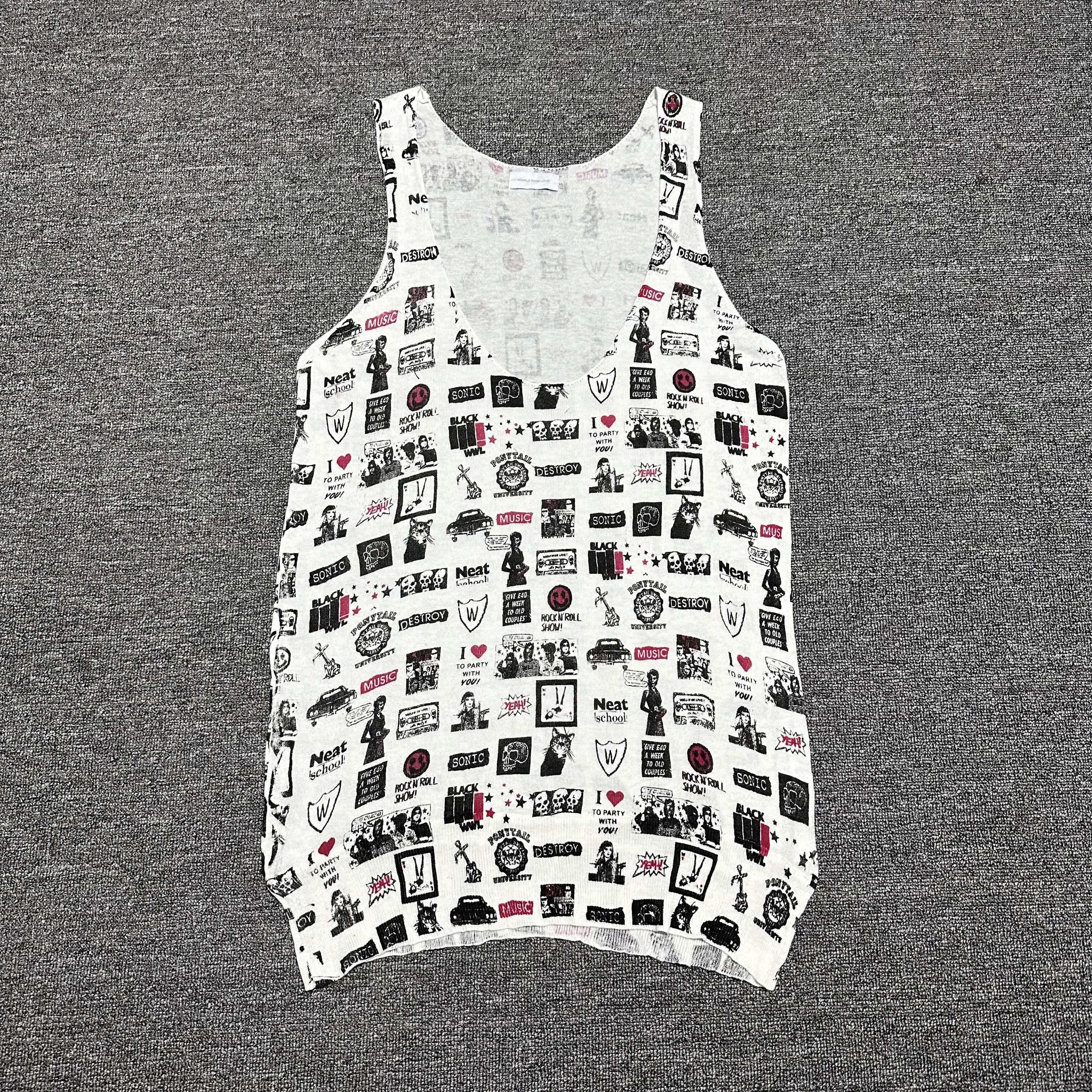 20471120 World Wide Love Tank Top Size US S / EU 44-46 / 1 - 1 Thumbnail
