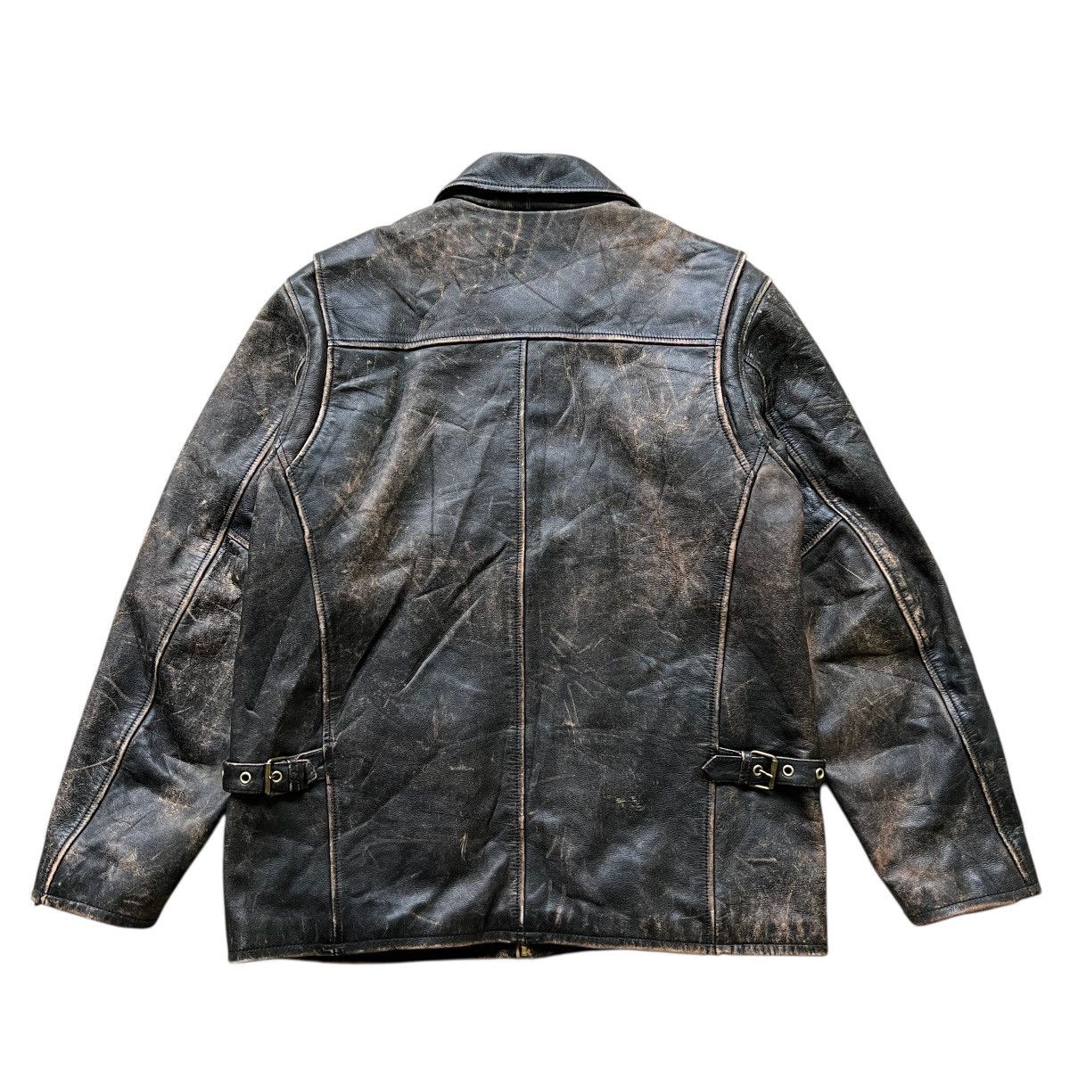 Vintage Vintage Morgan Productions Patina Leather Jacket Size US M / EU 48-50 / 2 - 7 Thumbnail