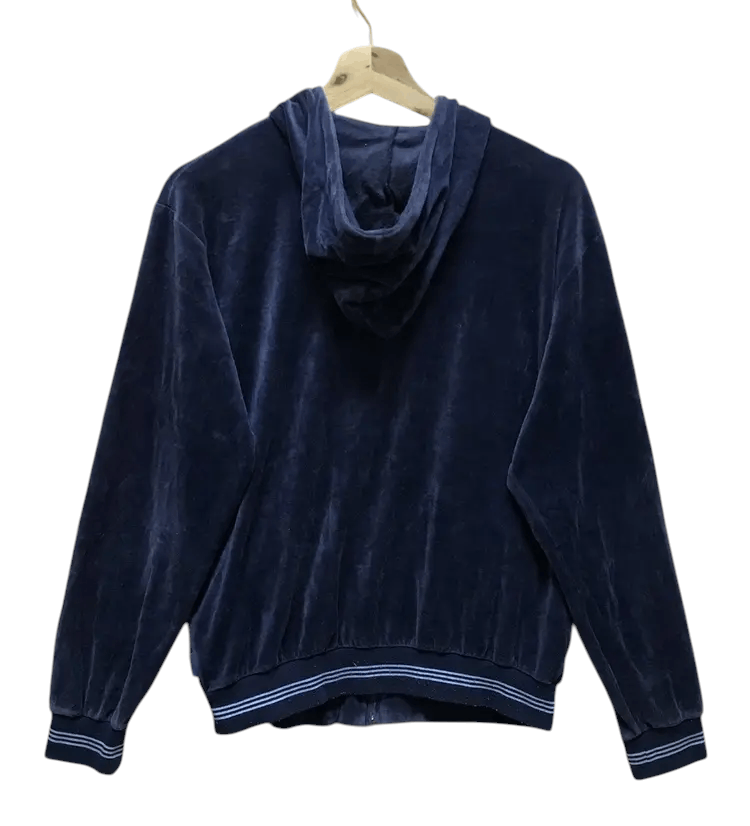 Katharine Hamnett London Katharine Hamnett London Velvet Hoodies Size L / US 10 / IT 46 - 3 Thumbnail