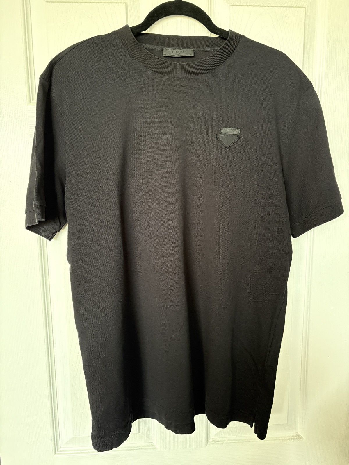 Prada Prada Vintage Stitch Logo Tee Size US M / EU 48-50 / 2 - 1 Thumbnail