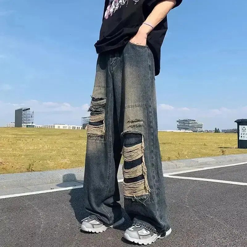 Japanese Brand Denim Pants Man Jeans Trousers Streetwear Work Wear Size US 32 / EU 48 - 6 Thumbnail