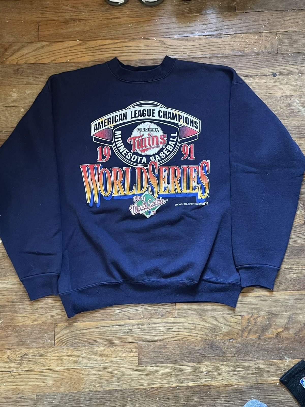 MLB × Vintage Vintage Minnesota Twins “91 World Series” Crewneck Size US L / EU 52-54 / 3 - 1 Thumbnail