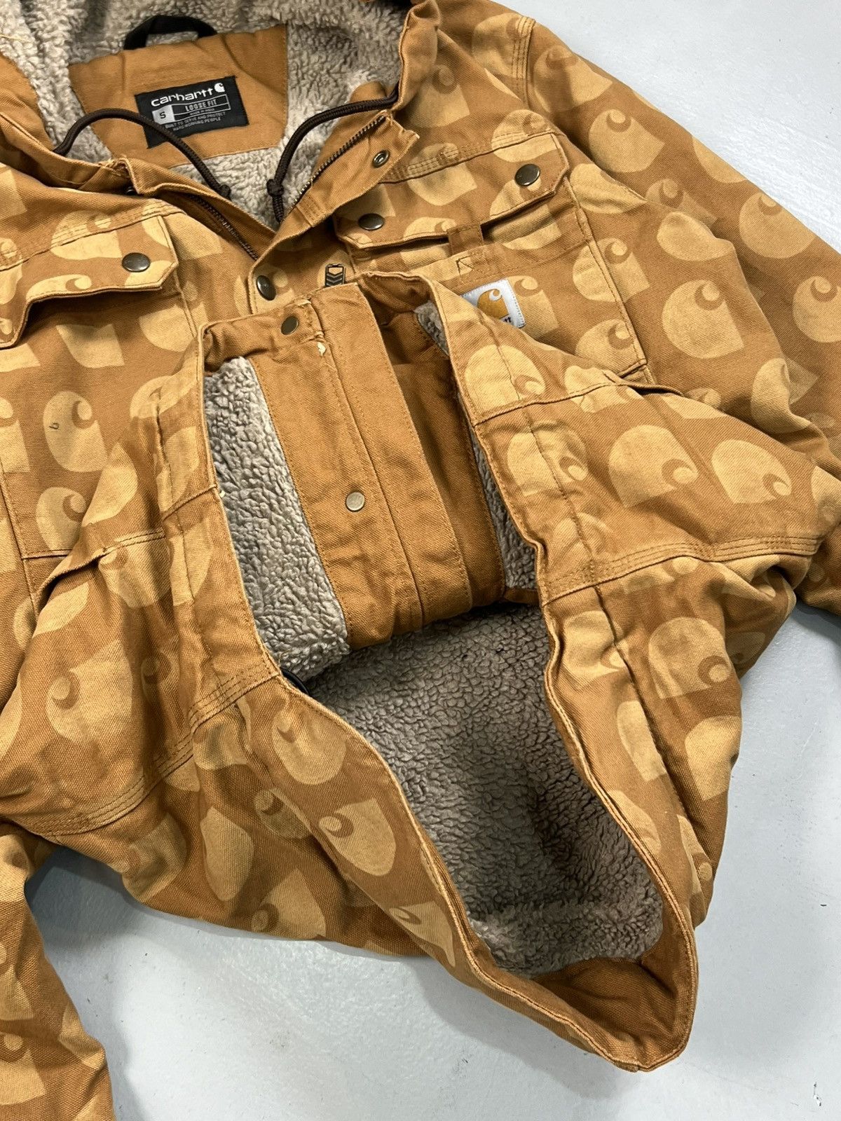 Carhartt Factory leftover carhartt multiple logo jacket Size US M / EU 48-50 / 2 - 6 Thumbnail