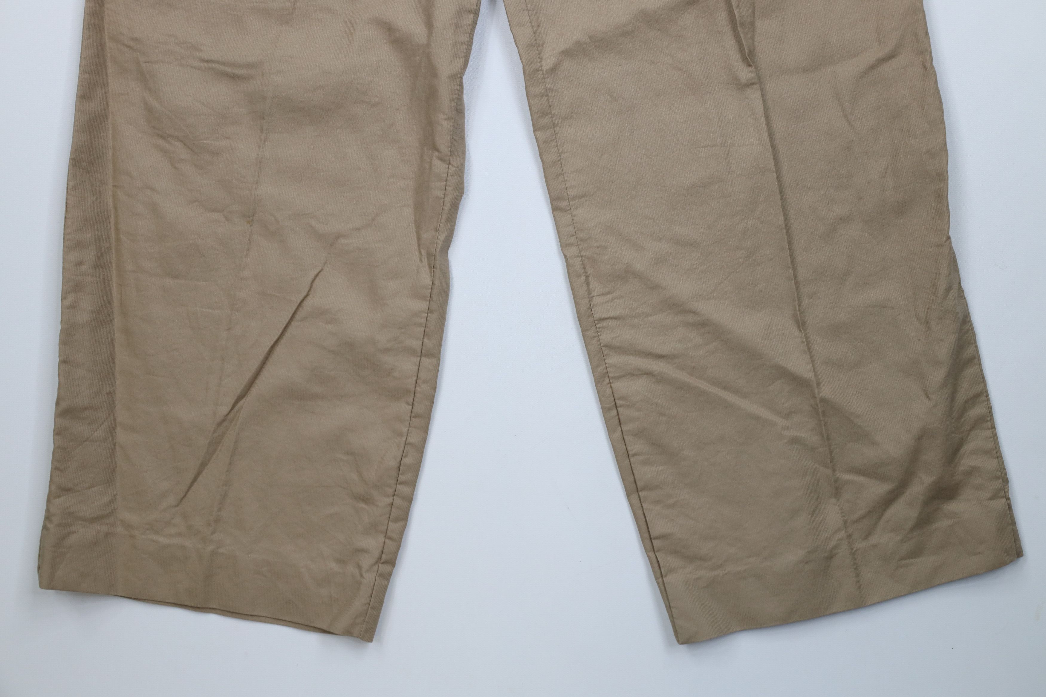 Vintage Vintage 70s Streetwear Safari Wide Leg Pants Beige USA Size US 34 / EU 50 - 4 Thumbnail
